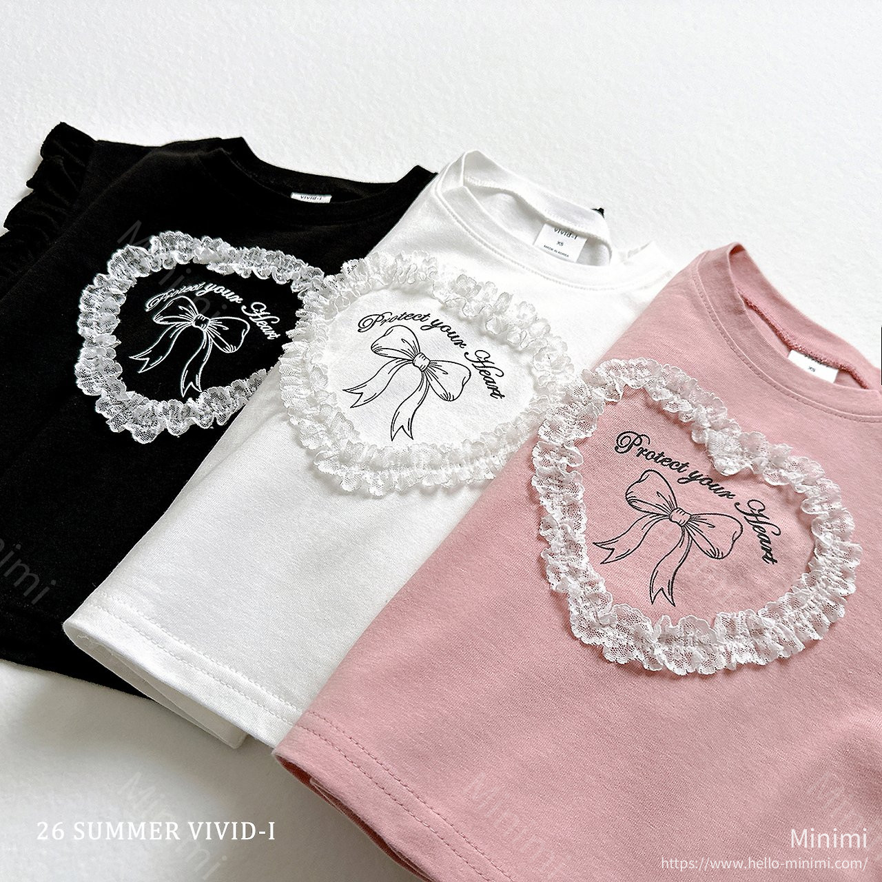 VIVID-I Lace Heart Ruffle T-Shirt 細節圖 17