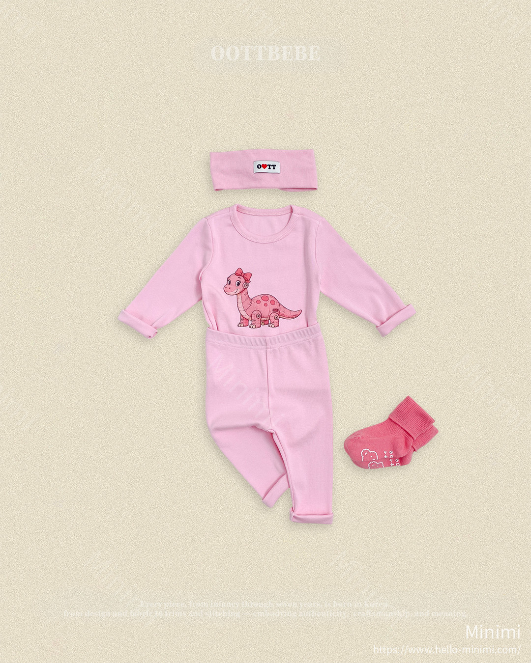 oott bebe Robot Dinosaur Loungewear 細節圖 2