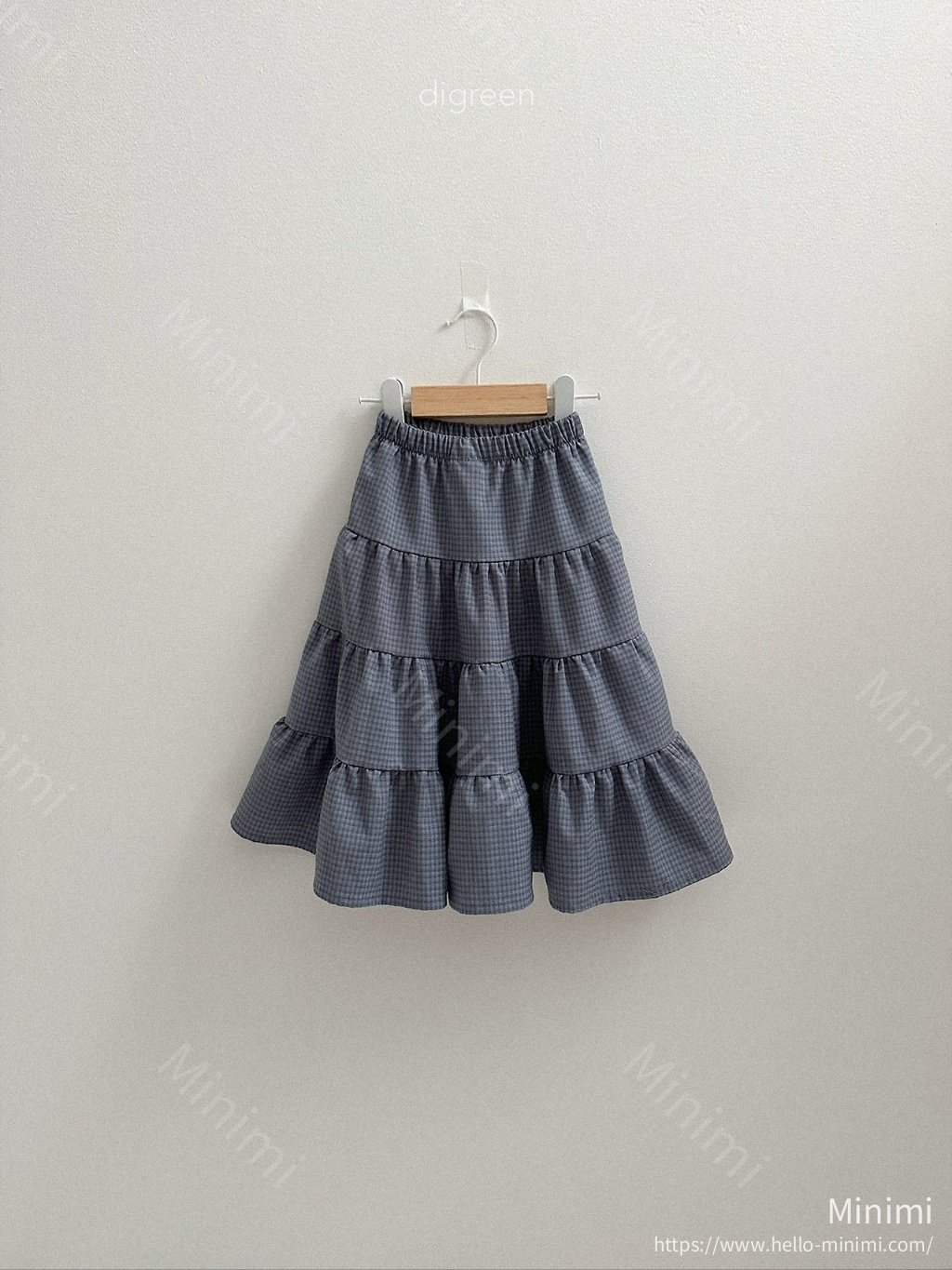 digreen Check Ruffle Skirt 細節圖 2