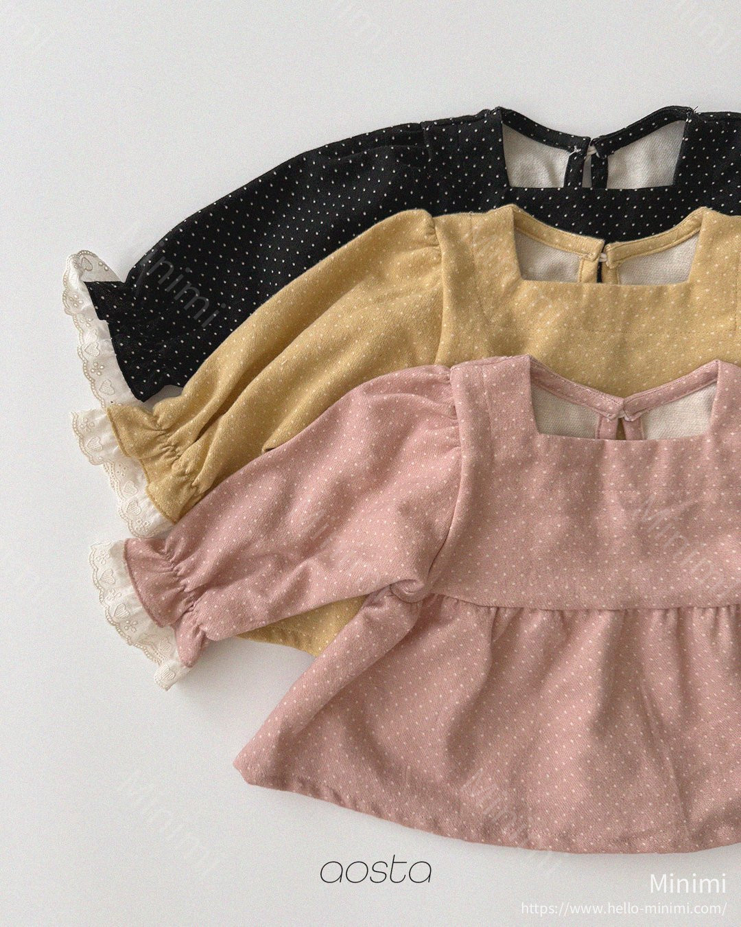Aosta atelier Milk Dot Blouse 細節圖 2