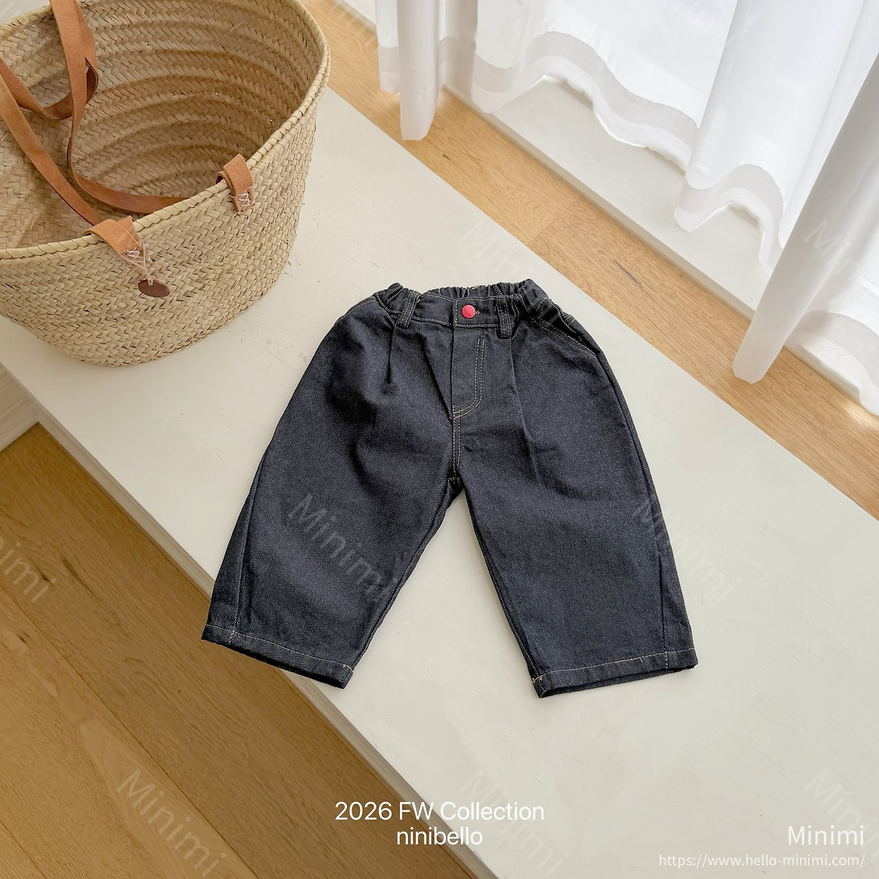 ninibello Tommy Heart Denim Pants 細節圖 4