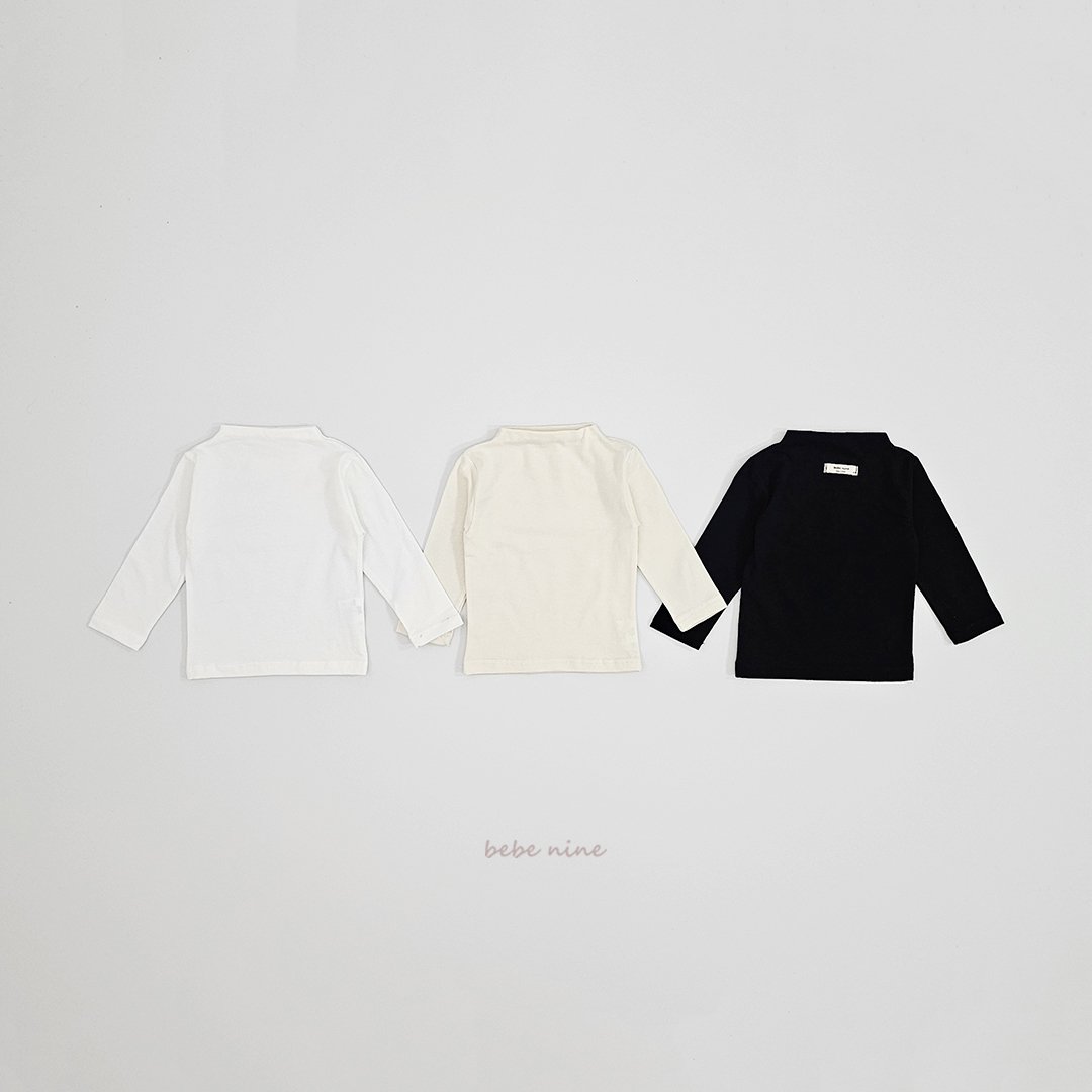 Soft Mock Neck Tee