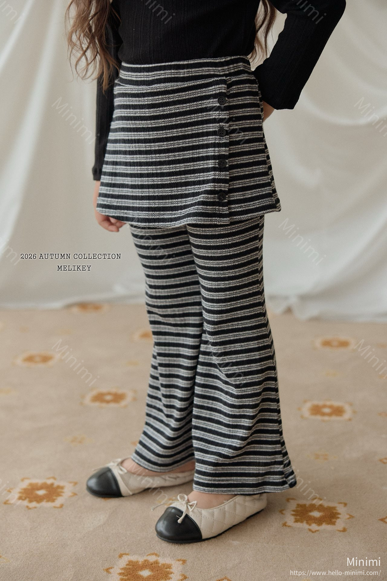 Melikey Button Wrap Bootcut Pants 細節圖 10