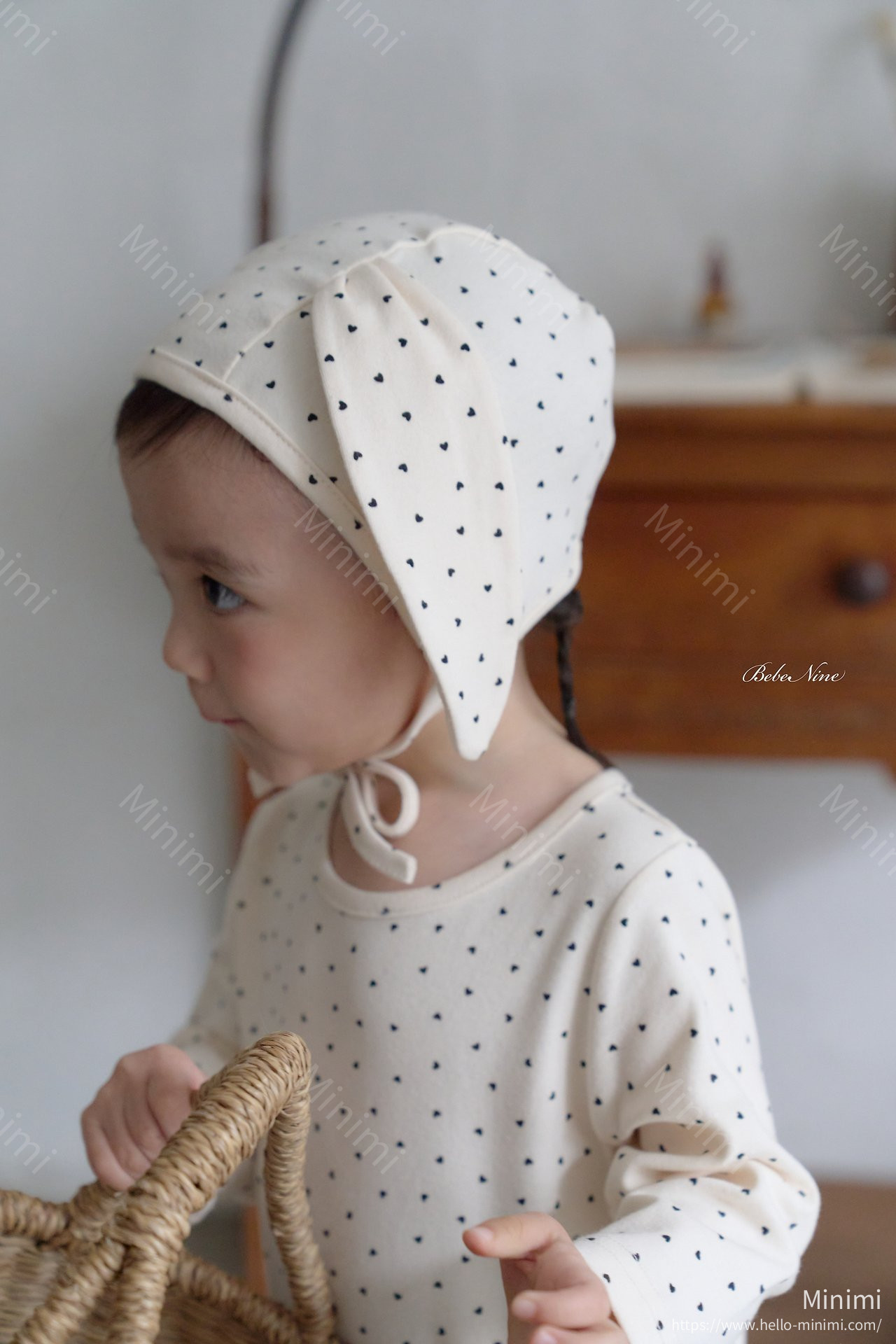 bebe nine Love Dot Bonnet 細節圖 3