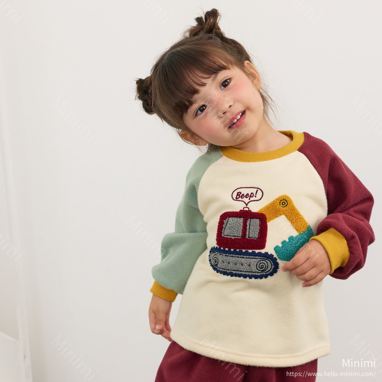1st BLUE Boucle Car Sweatshirt 細節圖 9