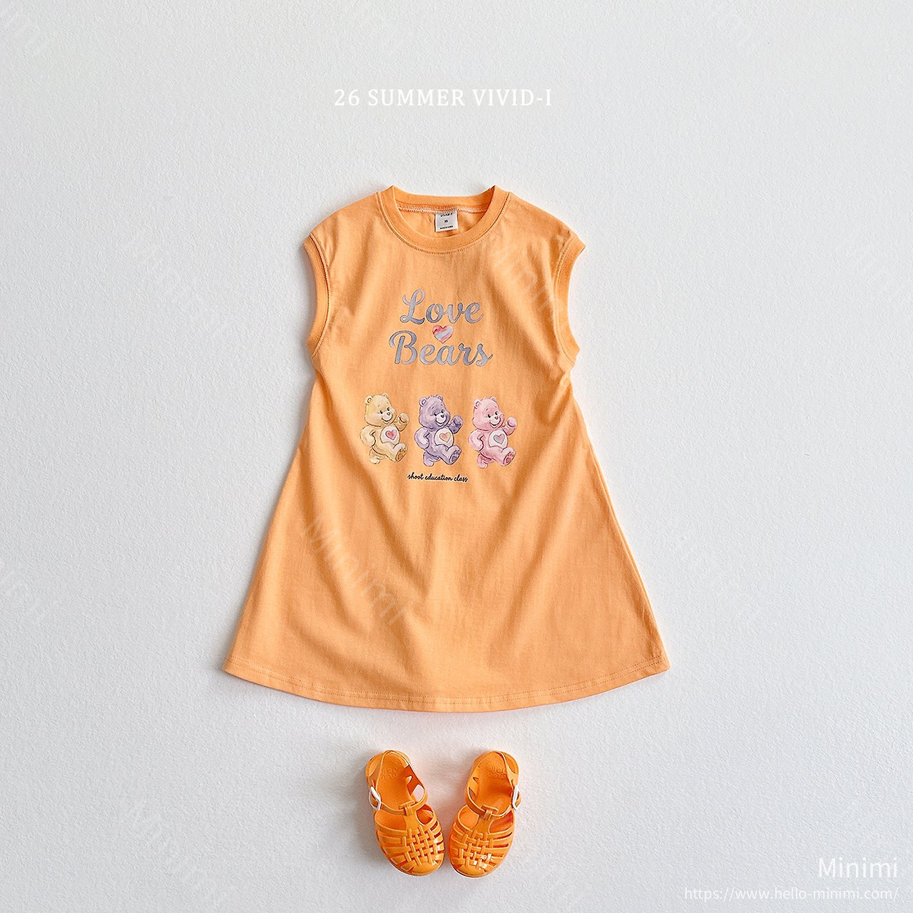 VIVID-I Painted Bear Long Dress 細節圖 4