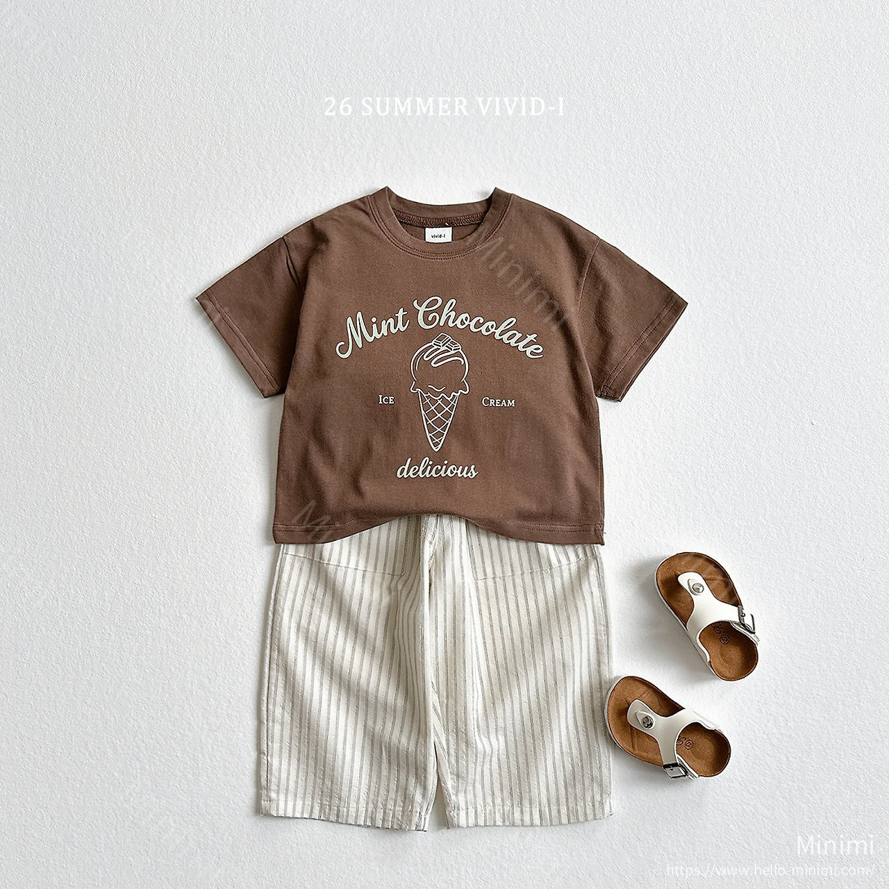 VIVID-I Cropped Striped Linen Pants 細節圖 5