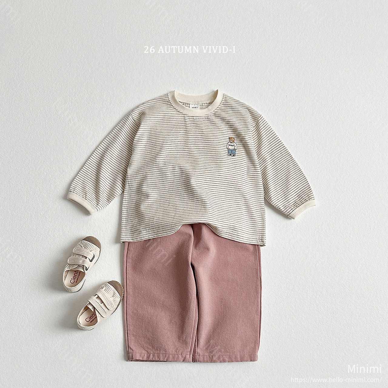 VIVID-I Signature Bear Stripe T-shirt 細節圖 8