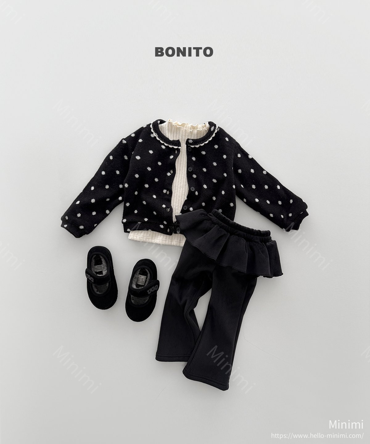 BONITO Velour Frill Bootcut Pants 細節圖 5