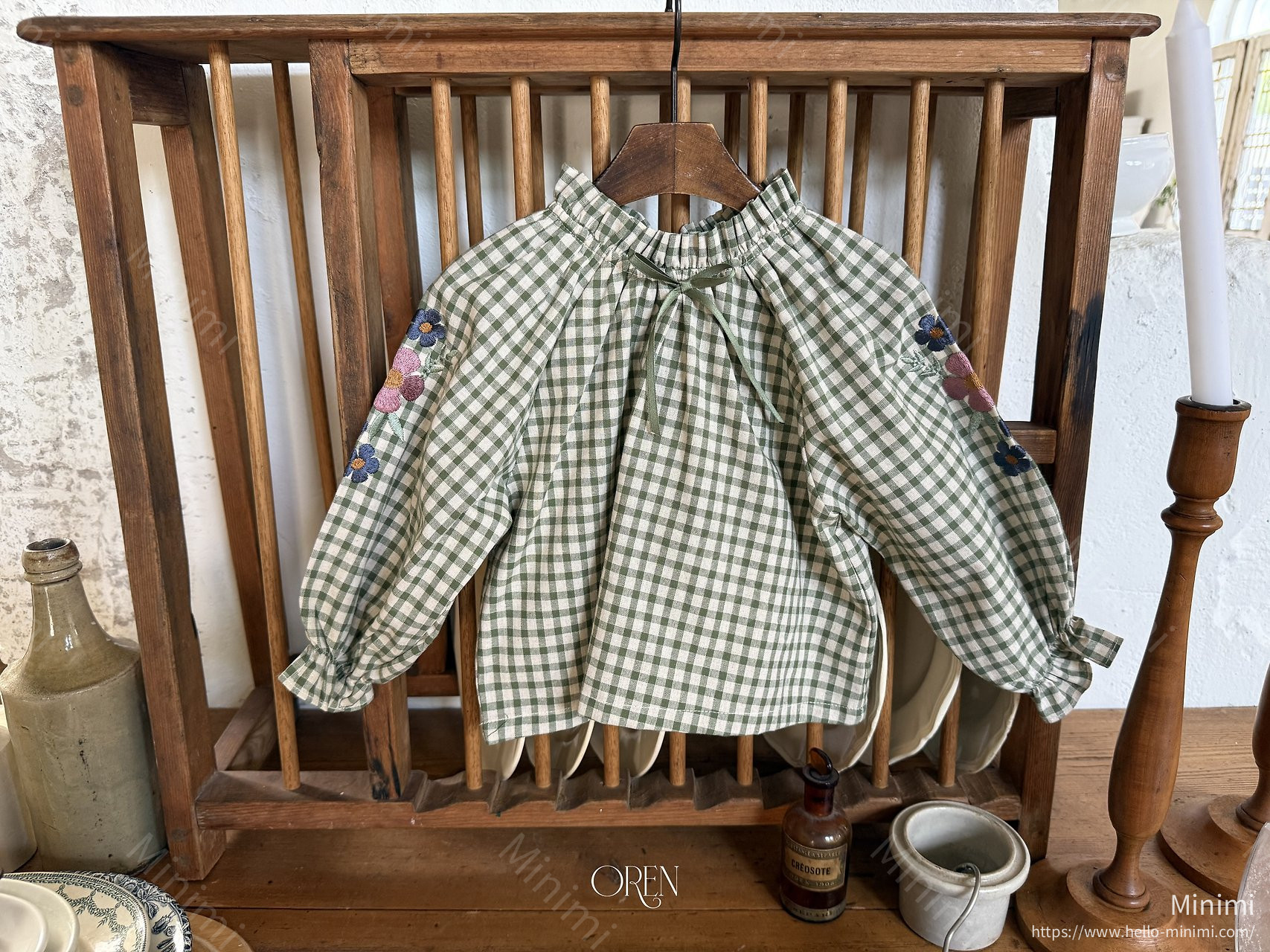 Oren Manon Check Blouse 細節圖 34