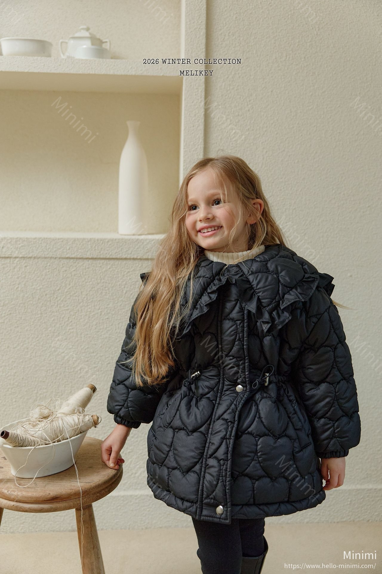 Melikey Heart Quilting Long Padding 細節圖 11