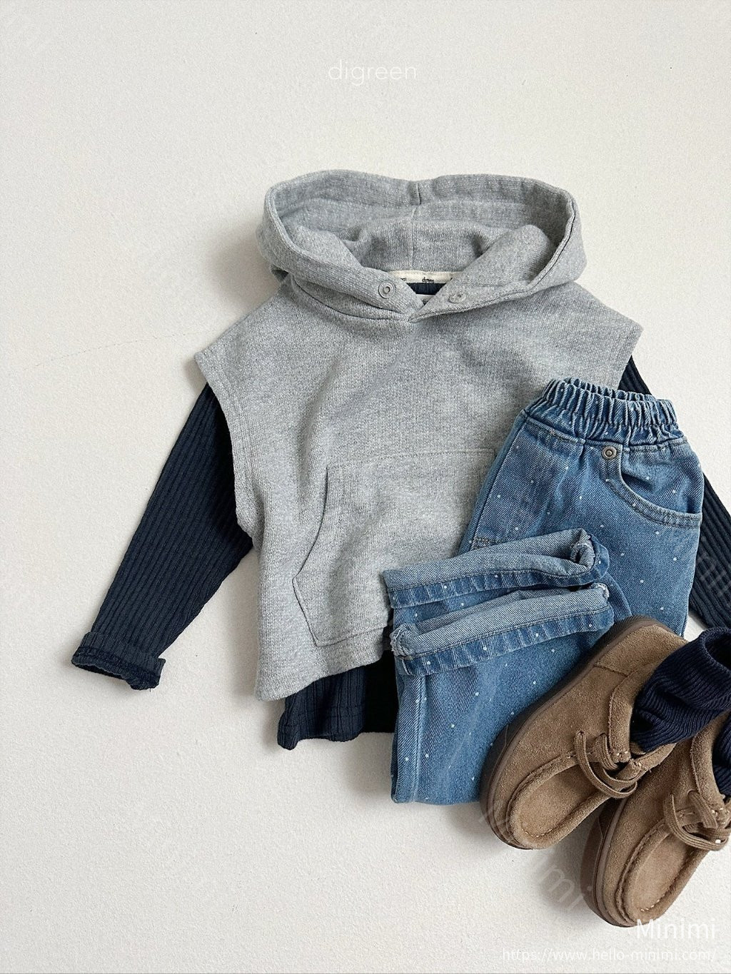 digreen Woody Hooded Vest 細節圖 13