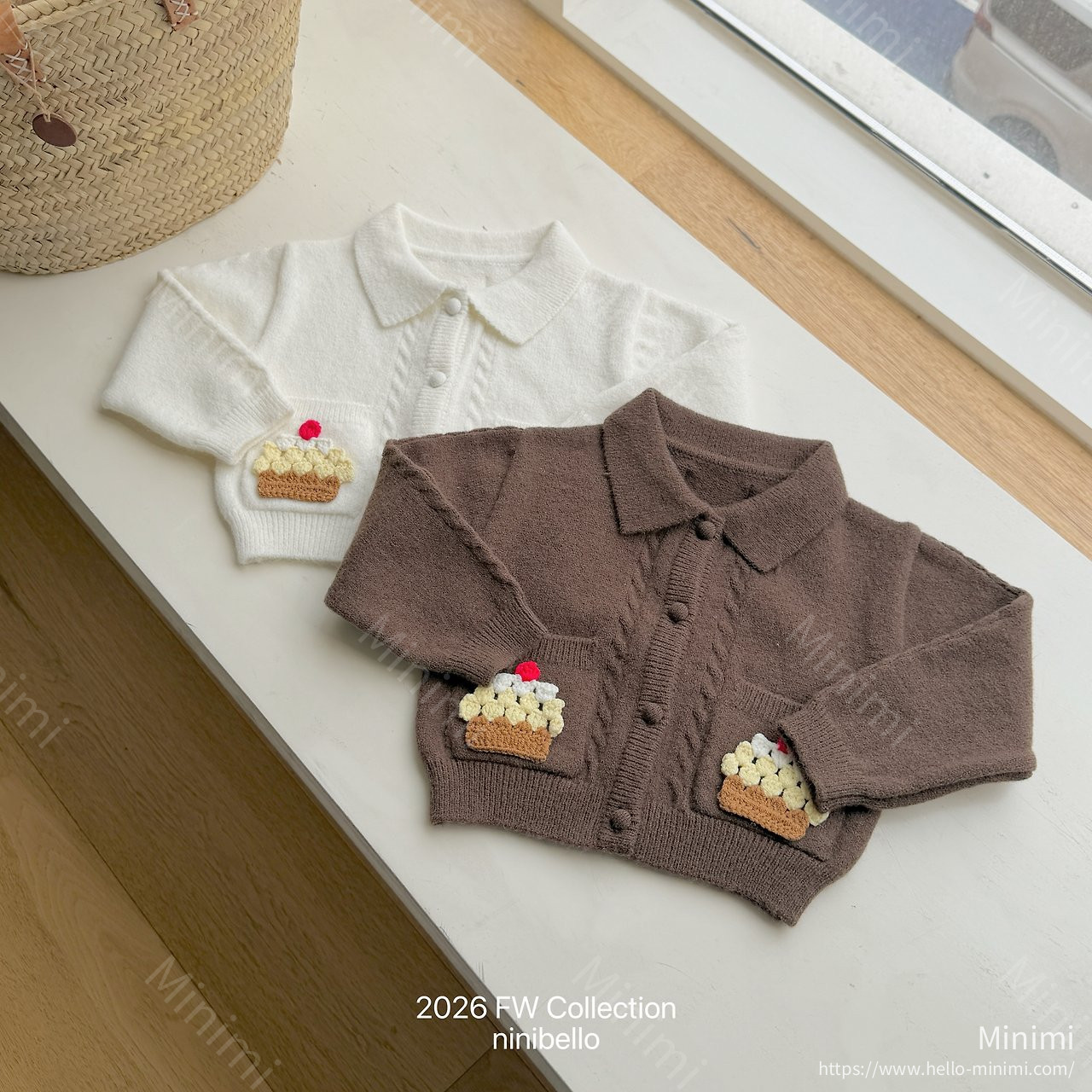 ninibello Cupcake Knit Cardigan 韓國童裝現貨