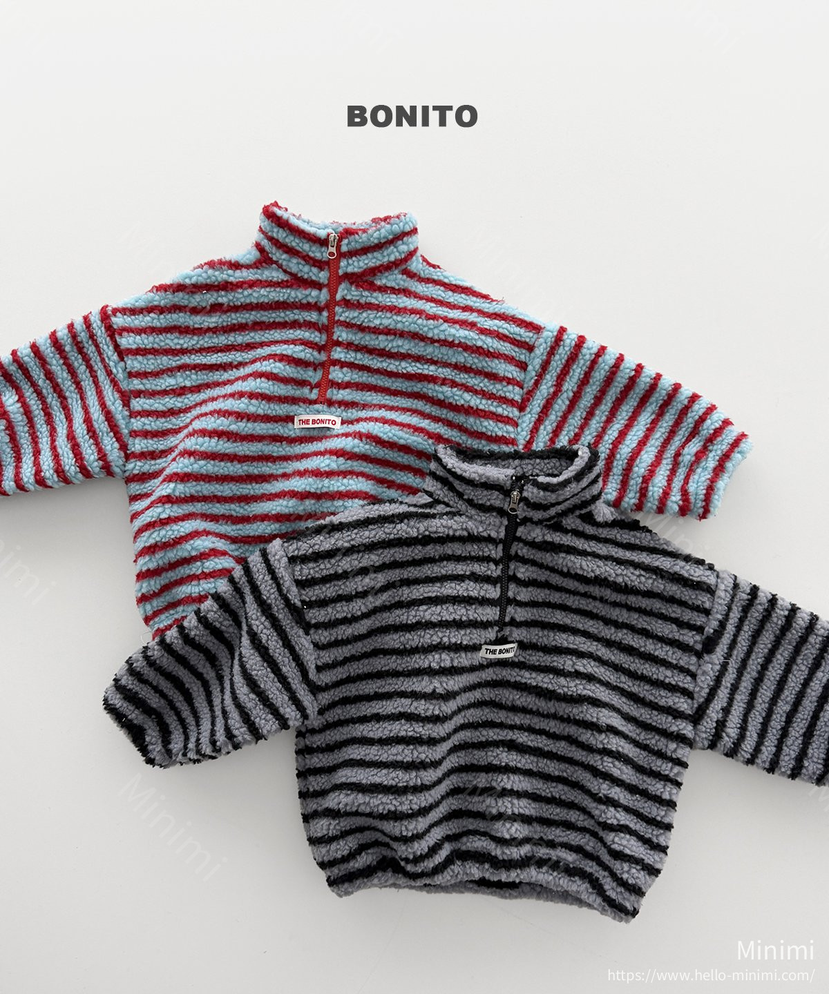 BONITO Dumble Stripe Half-Zip 細節圖 2