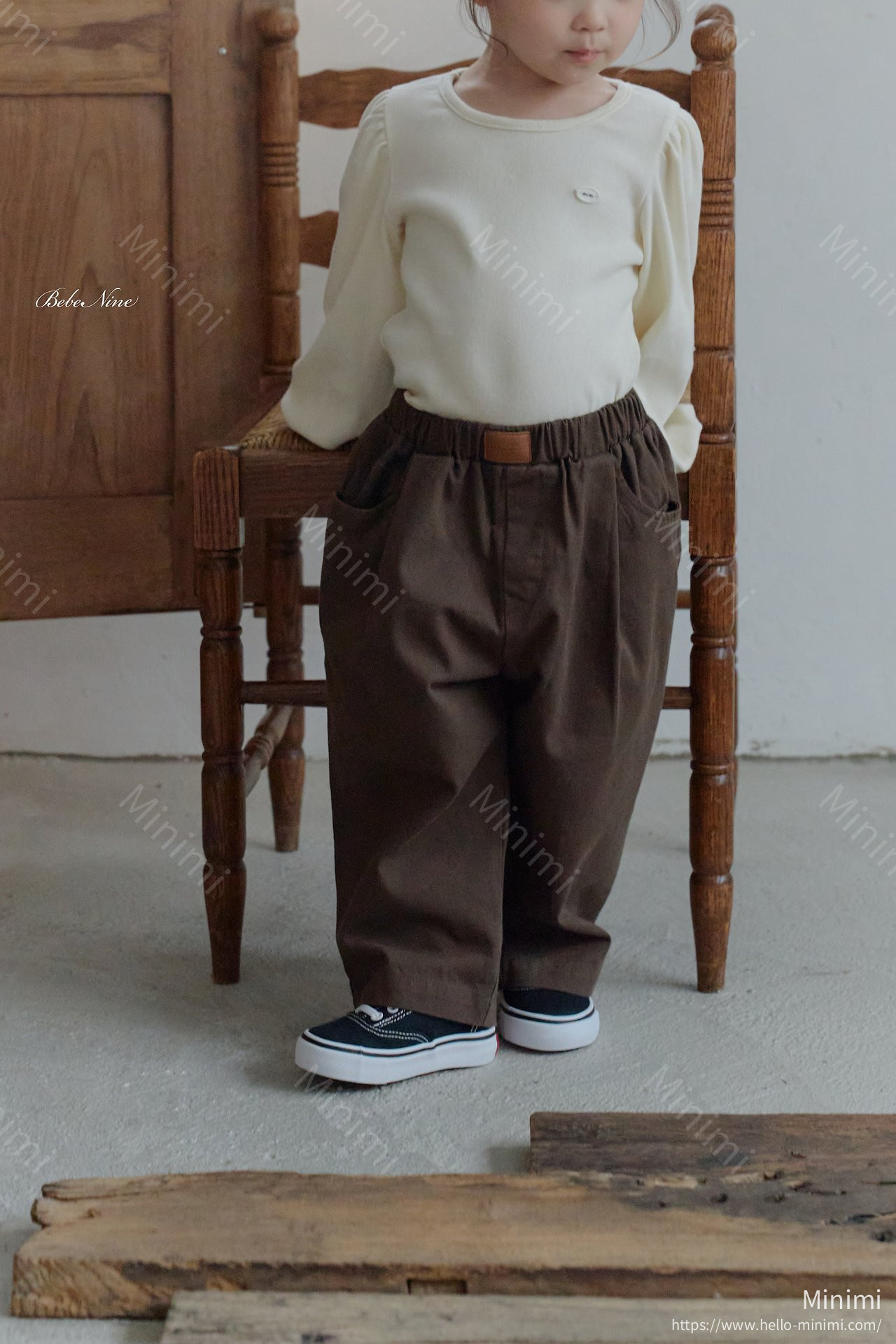 bebe nine Momo Cotton Pants 細節圖 4