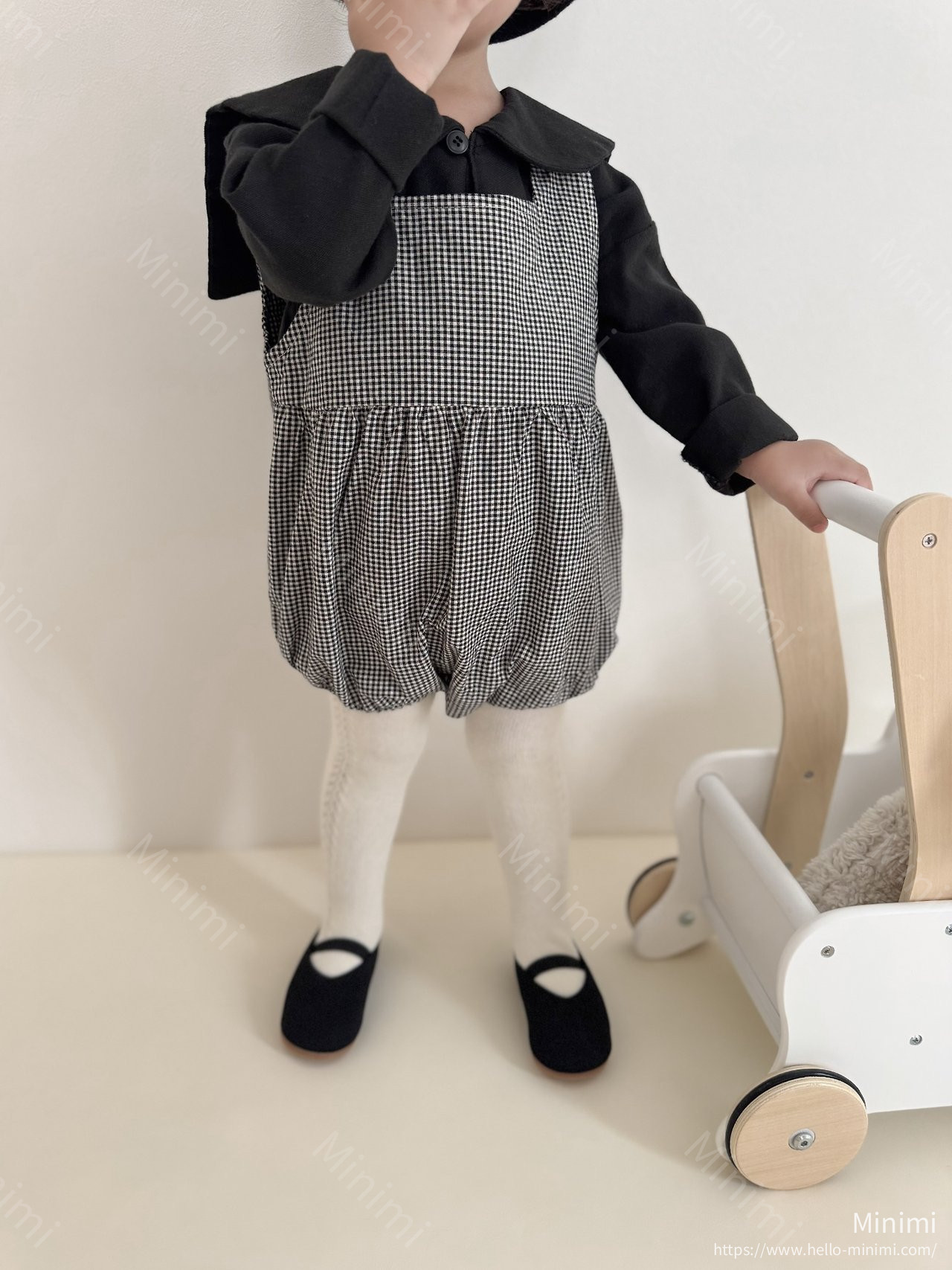 mimi-market Check Suspender Suit 細節圖 8