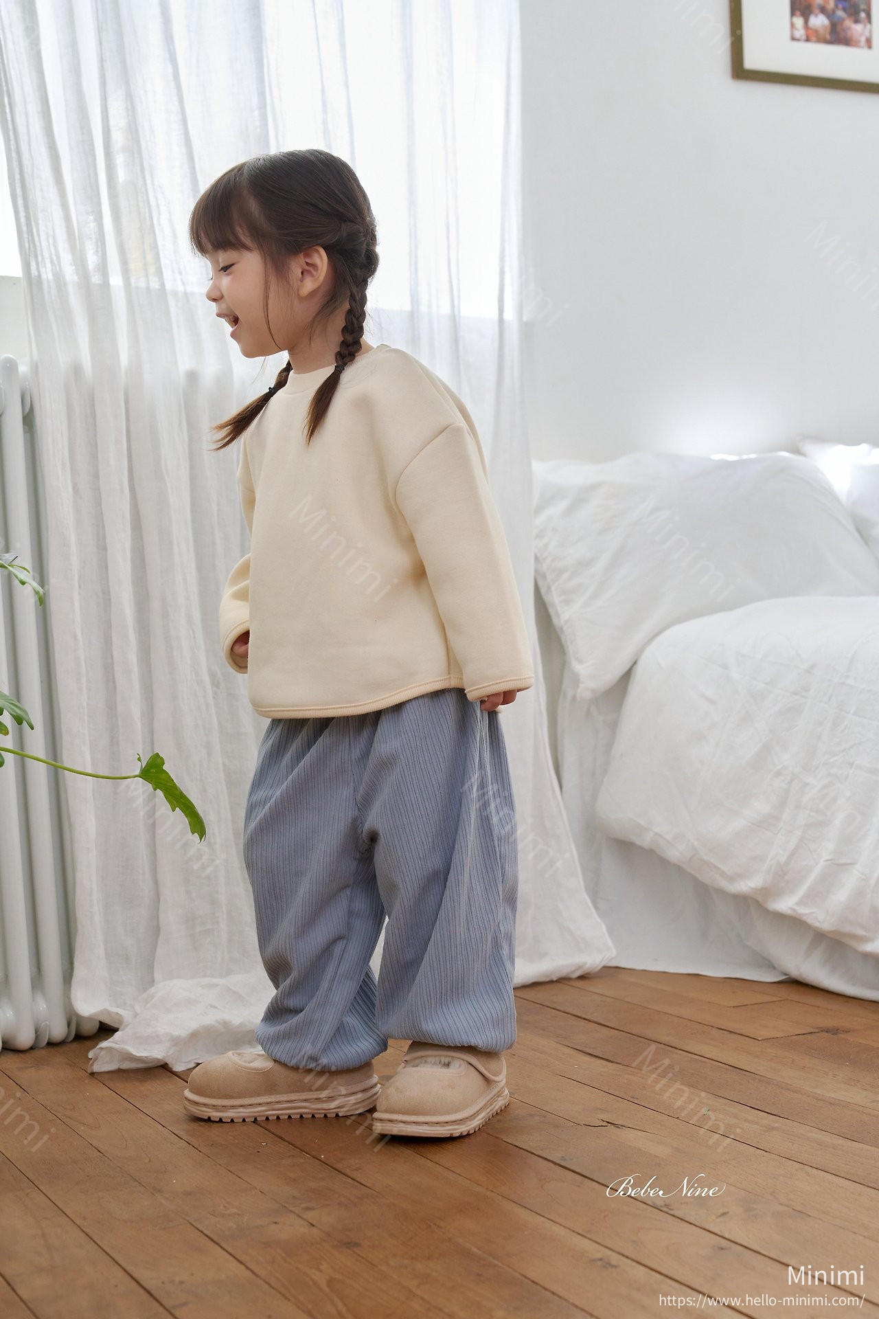 bebe nine Mona Brushed-Lining Sweatshirt 細節圖 6