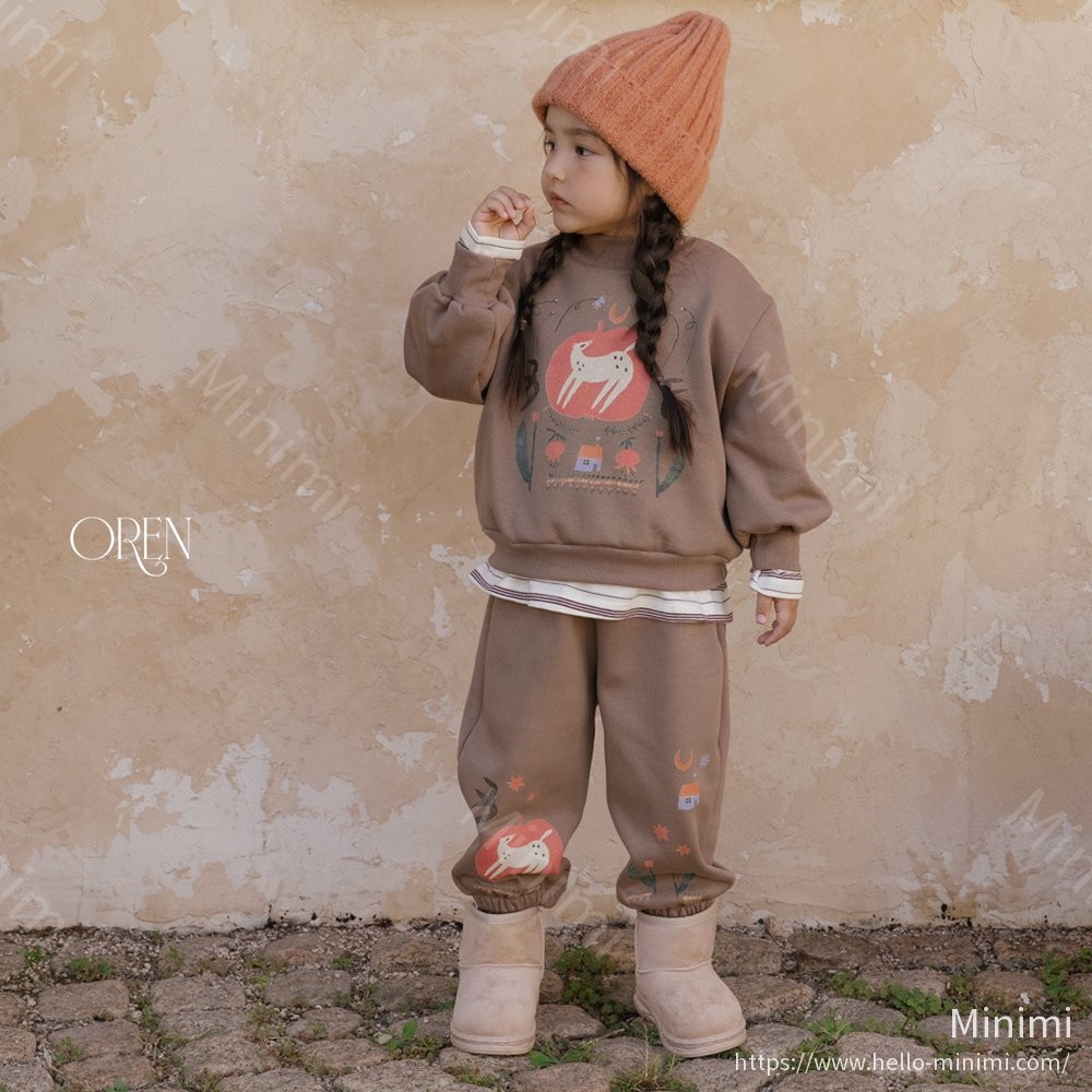 Oren Romy Garden Fleece Set - 韓國童裝代購主圖