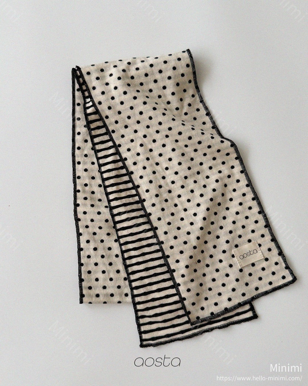 Aosta atelier Choco Chip Muffler 細節圖 22