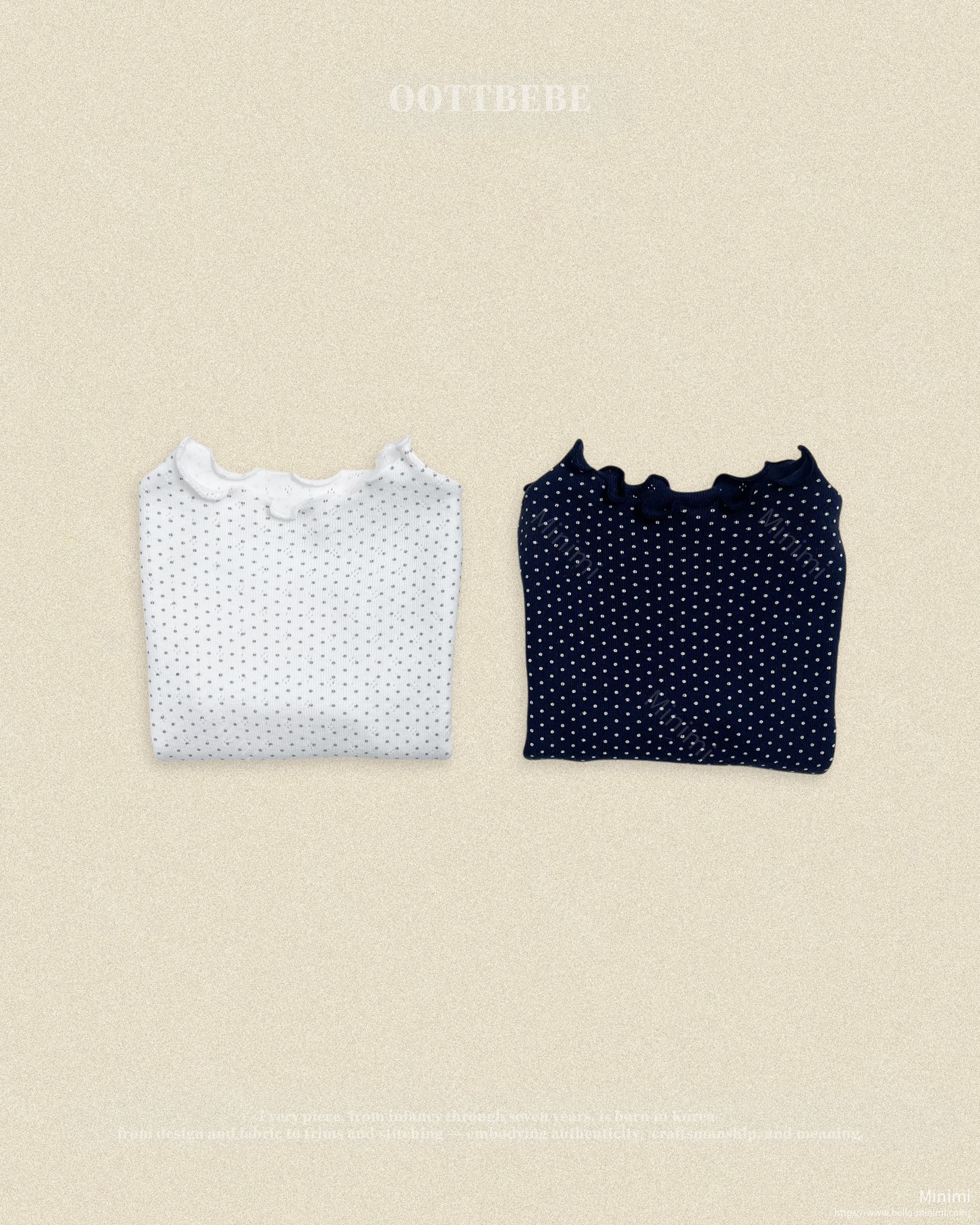 oott bebe Dot Ruffle T-shirt 細節圖 11