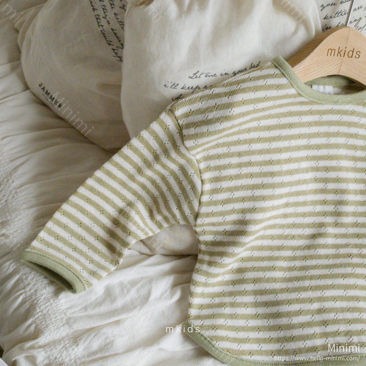 mkids Bonbon Stripe Tee 細節圖 6