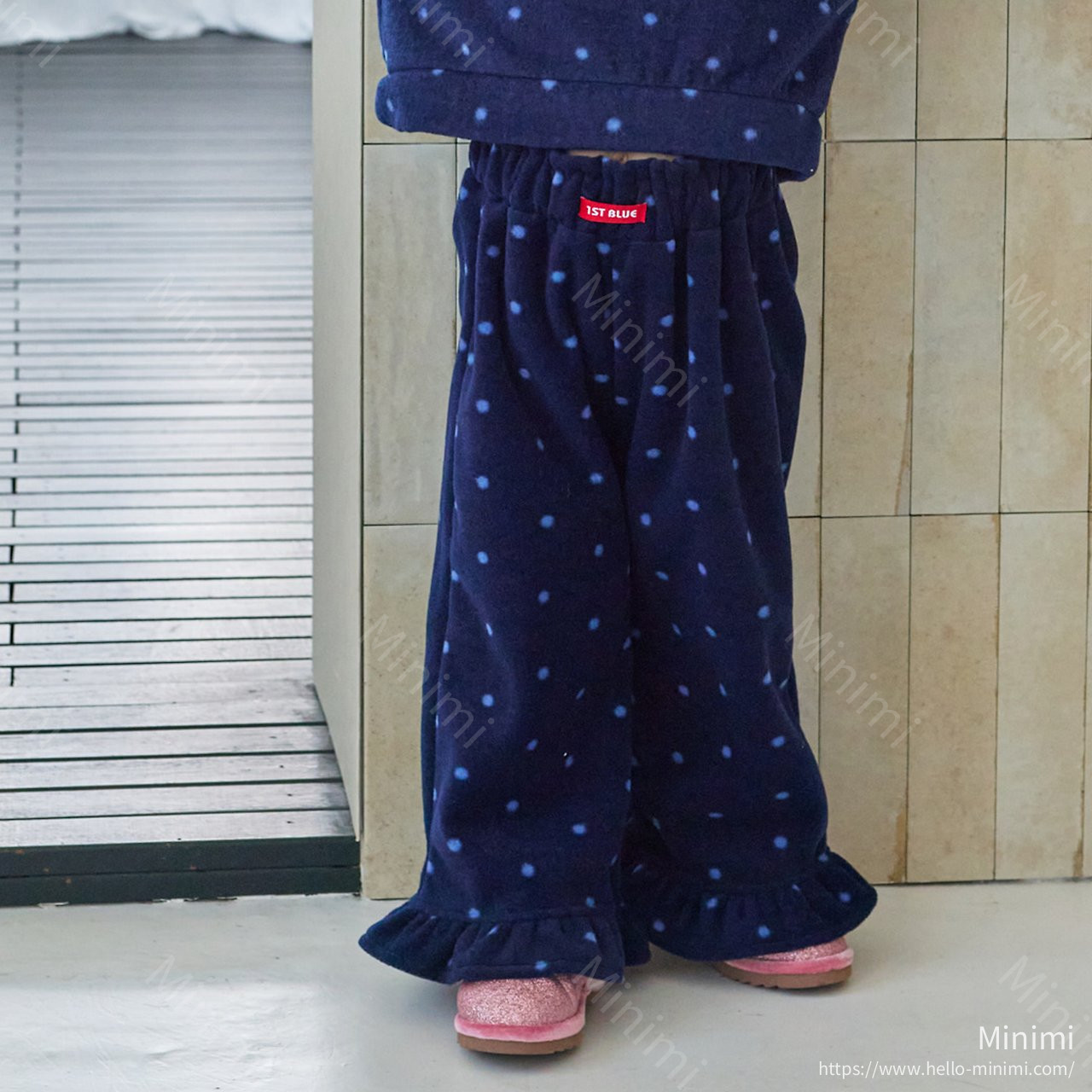 1st BLUE Fleece Frill Pants 細節圖 4