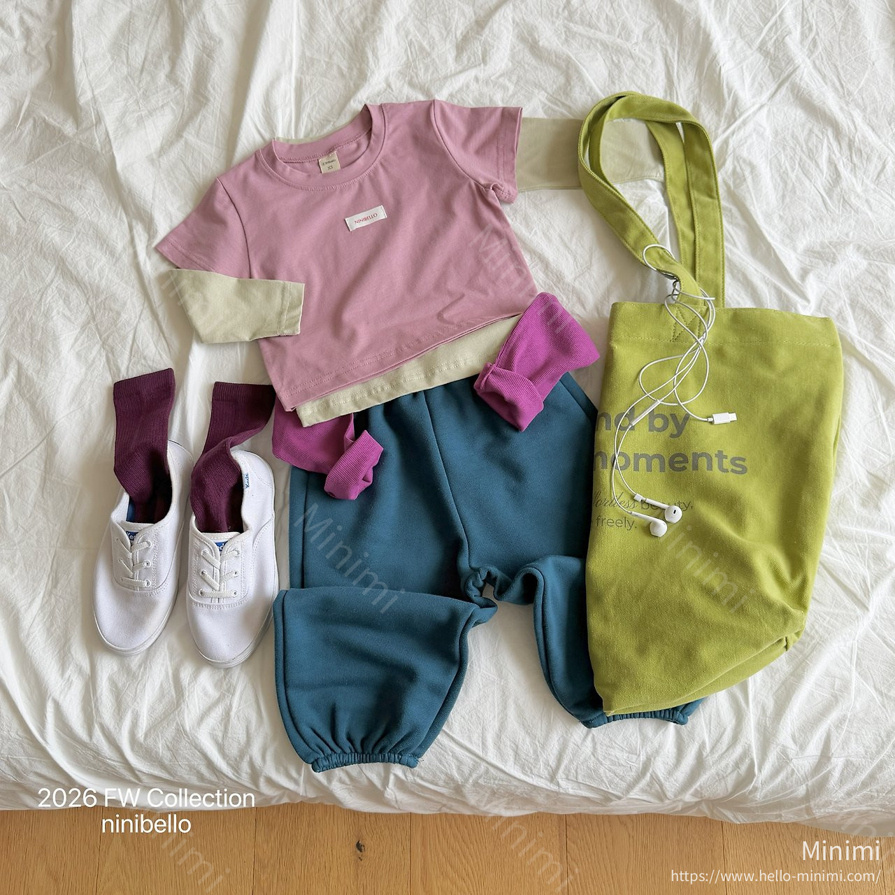 ninibello Layered T-shirt Set 細節圖 9
