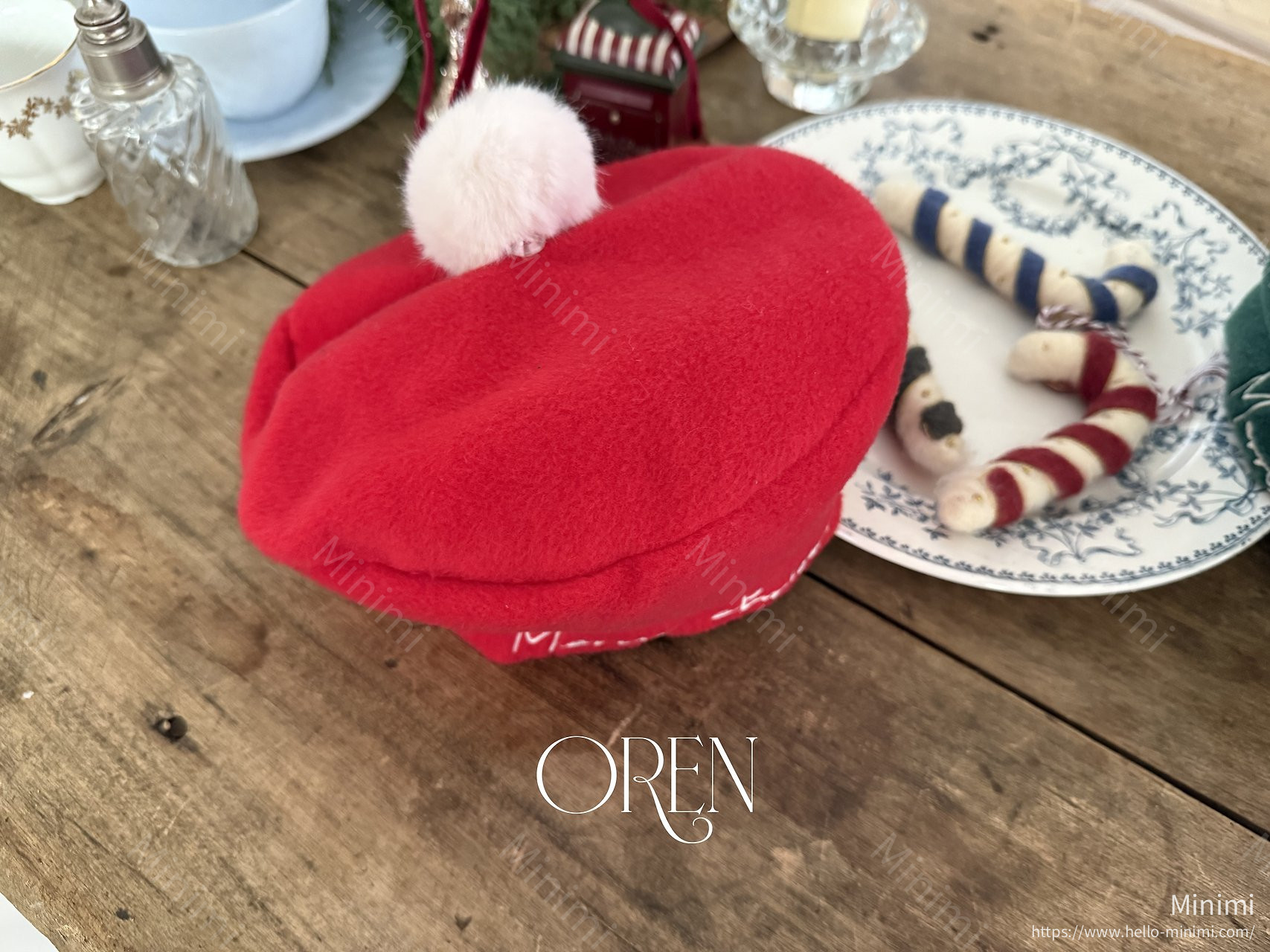 Oren Eve Pom-Pom Beret 細節圖 12