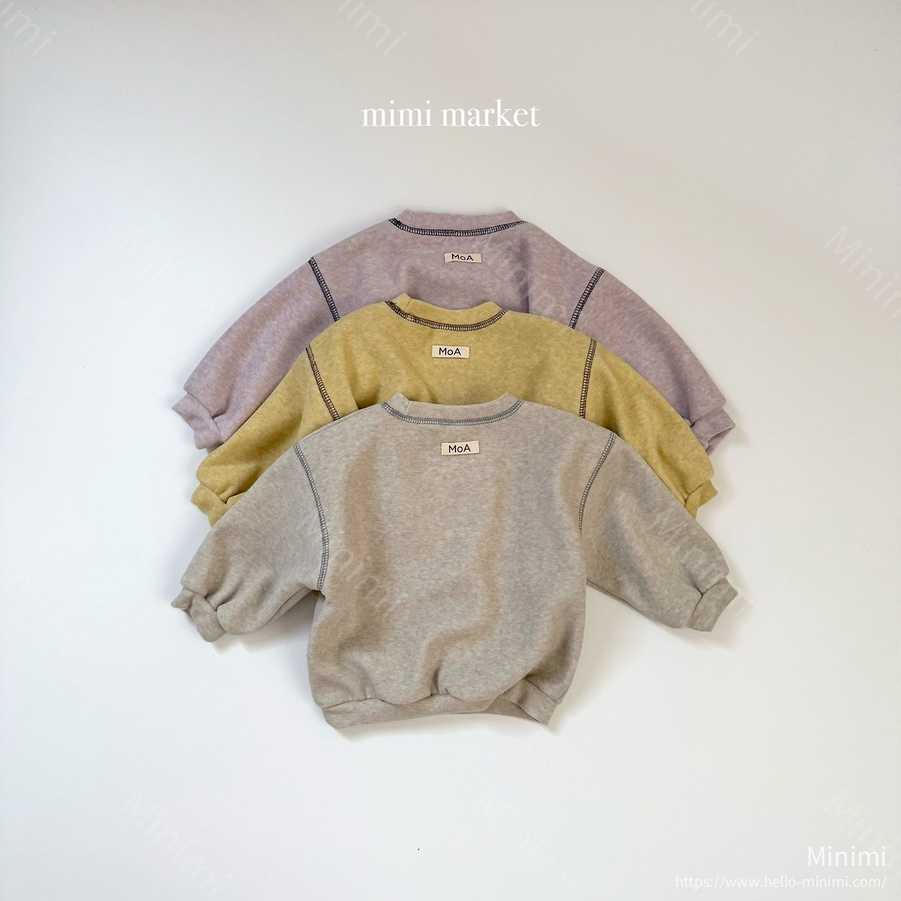 mimi-market Mink Terry Sweatshirt 細節圖 11