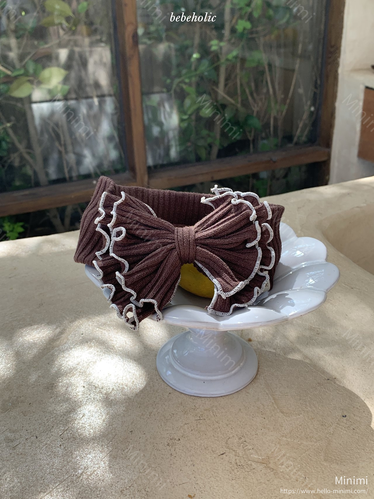 BEBEHOLIC Caramel Lace Hairband 細節圖 3