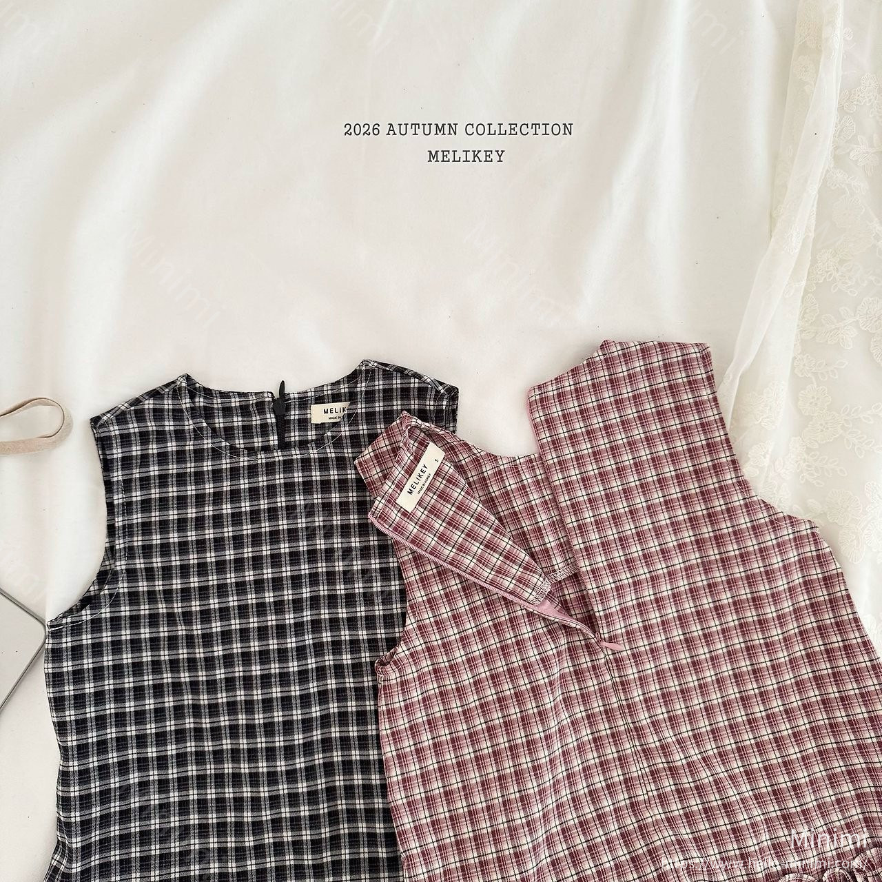 Melikey Check Frill Dress 細節圖 3