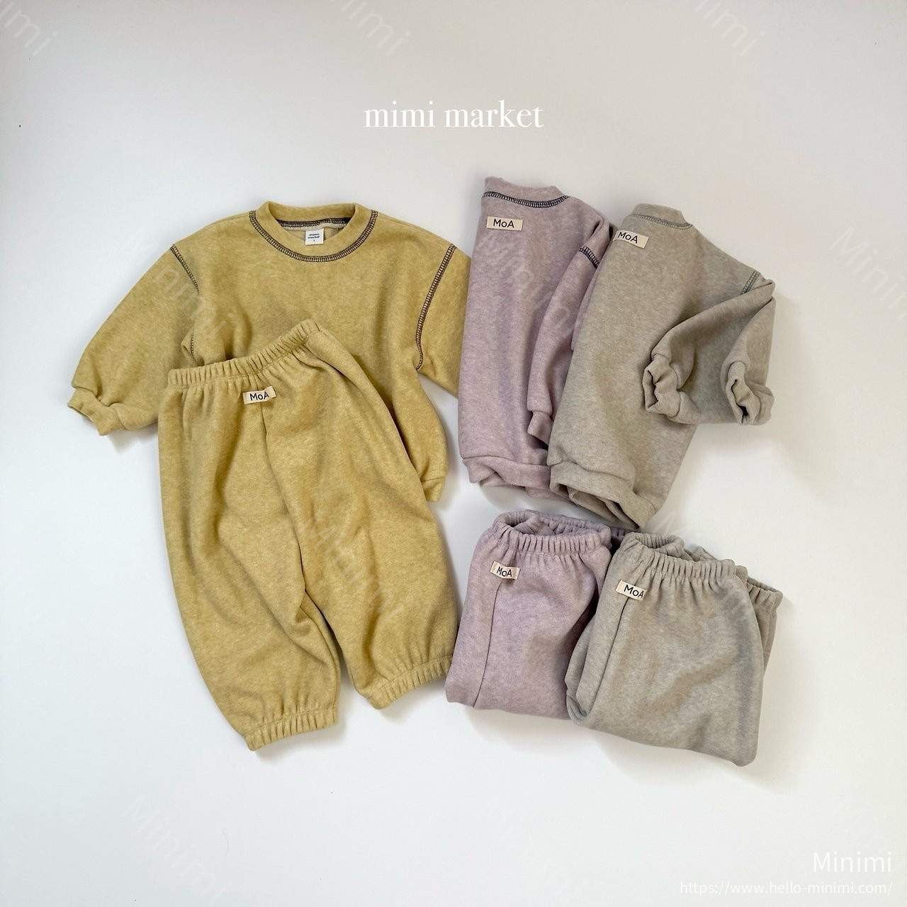 mimi-market Mink Terry Pants 細節圖 14