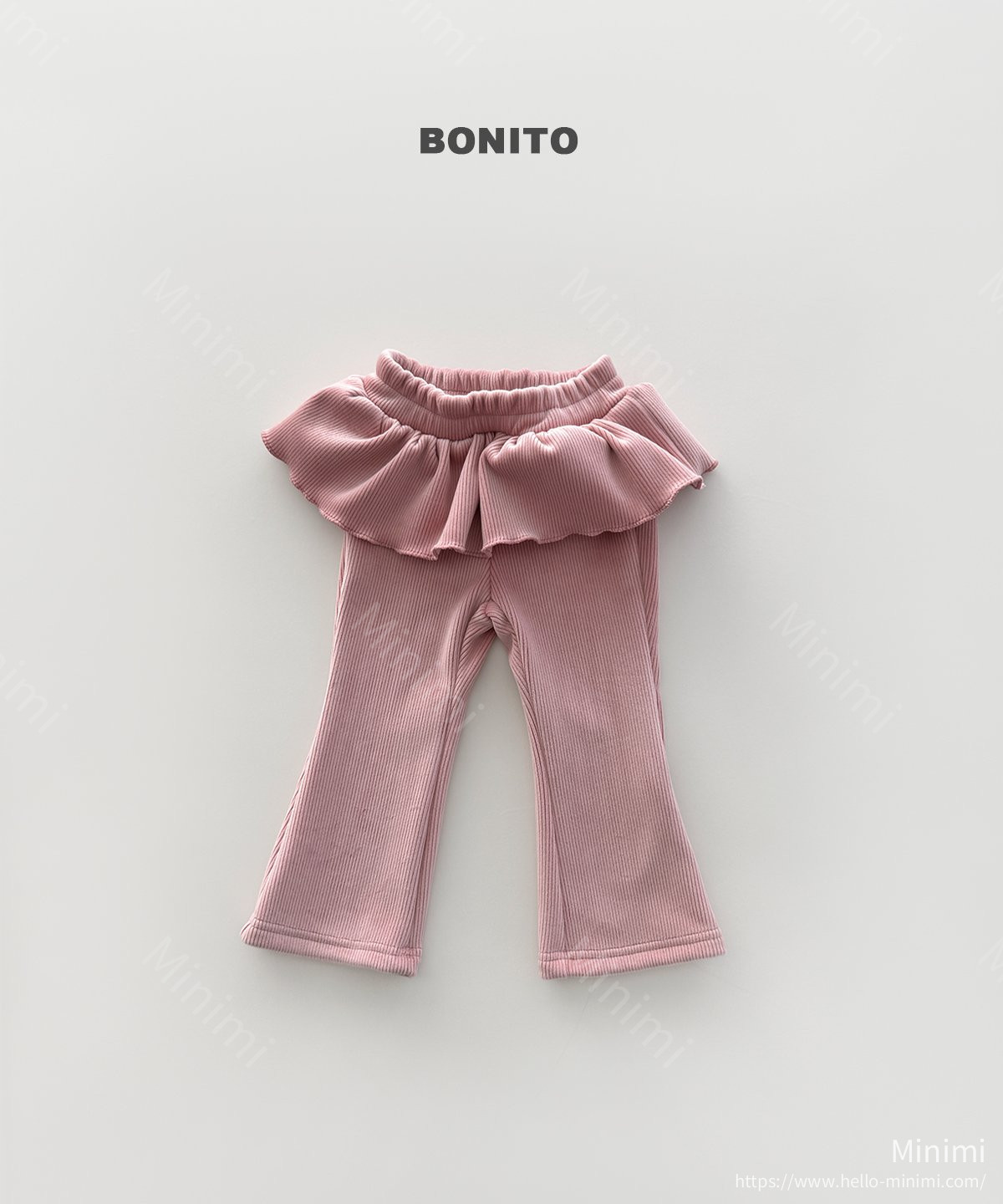 BONITO Velour Frill Bootcut Pants 細節圖 3