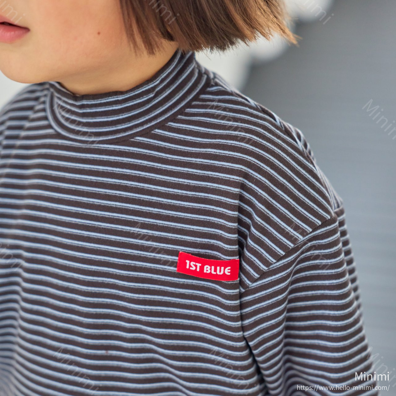 1st BLUE Stripe Half Turtleneck 細節圖 7