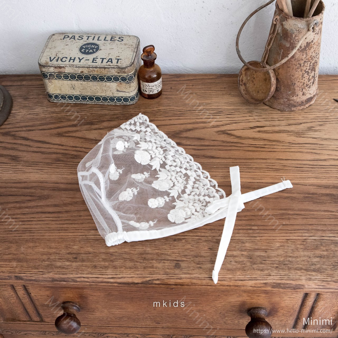 mkids Rosette Bonnet 細節圖 5