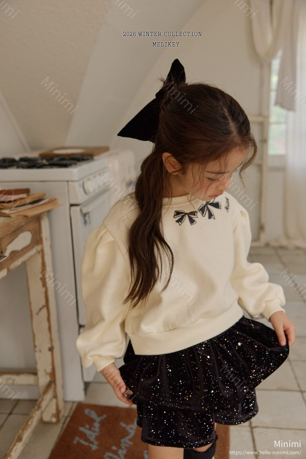 Melikey Shining Tiered Shorts 韓國童裝現貨