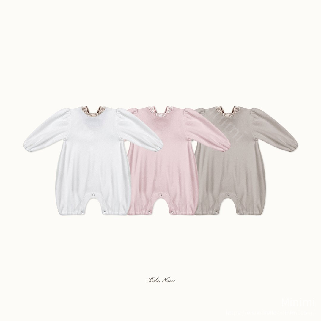 bebe nine Angel Brushed-Lining Romper 細節圖 18