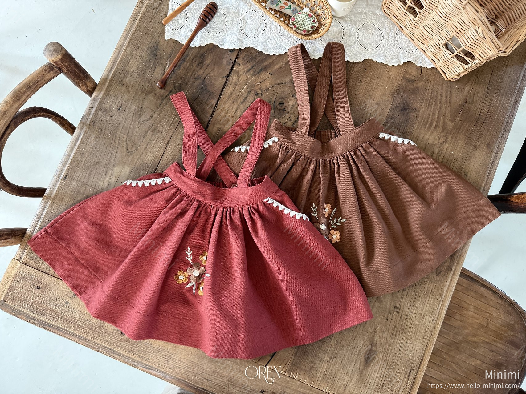 Oren Autumn Bloom Jumper Skirt 細節圖 60