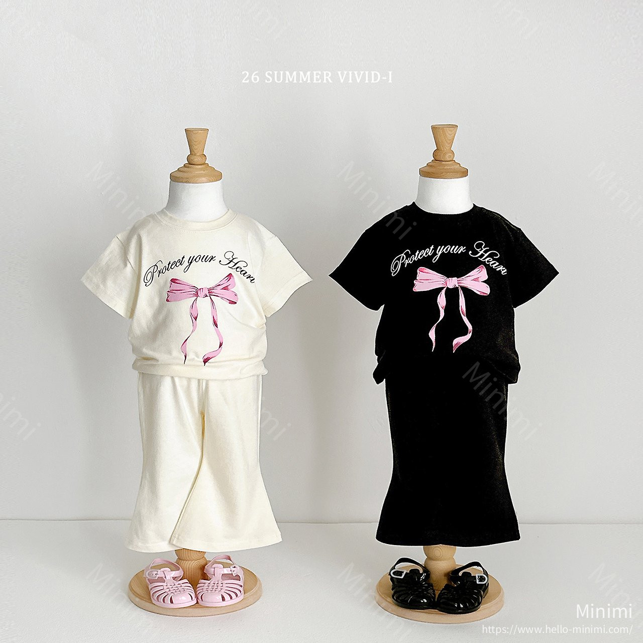VIVID-I Ribbon Flared T-Shirt Set 細節圖 18