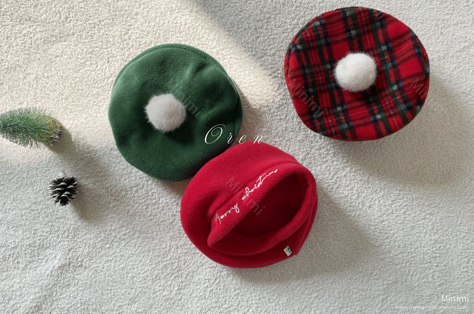 Oren Eve Pom-Pom Beret 細節圖 18