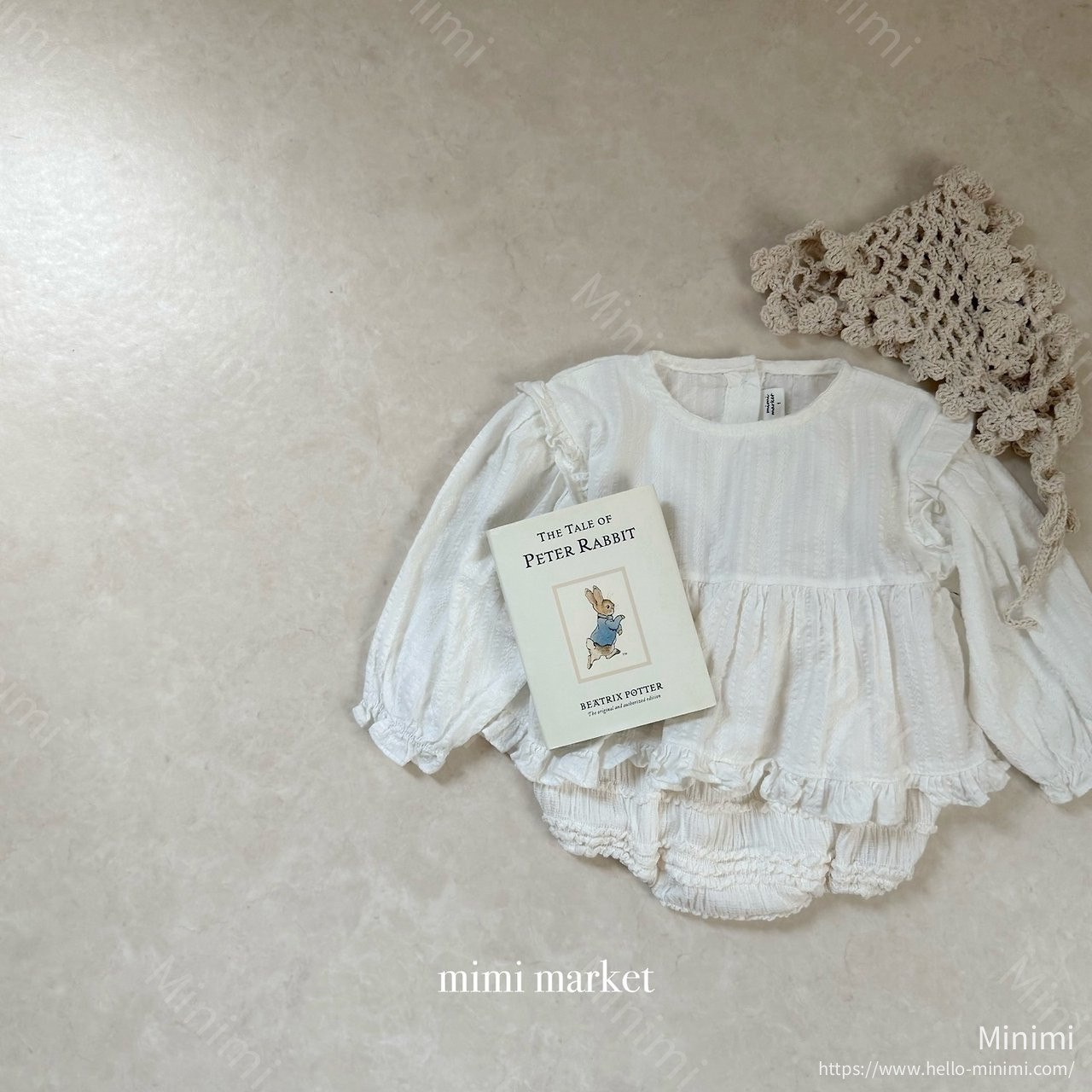 mimi-market Shoulder Frill Blouse 細節圖 17