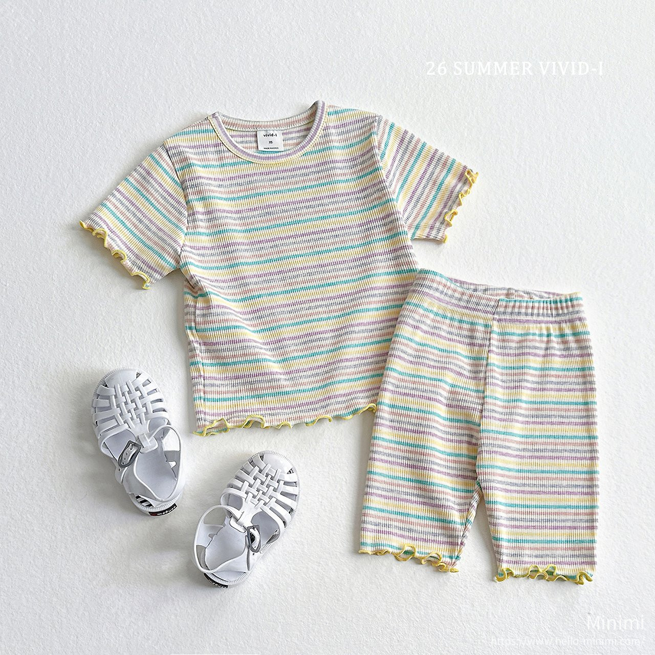 VIVID-I Rainbow Ribbed Leggings 細節圖 6