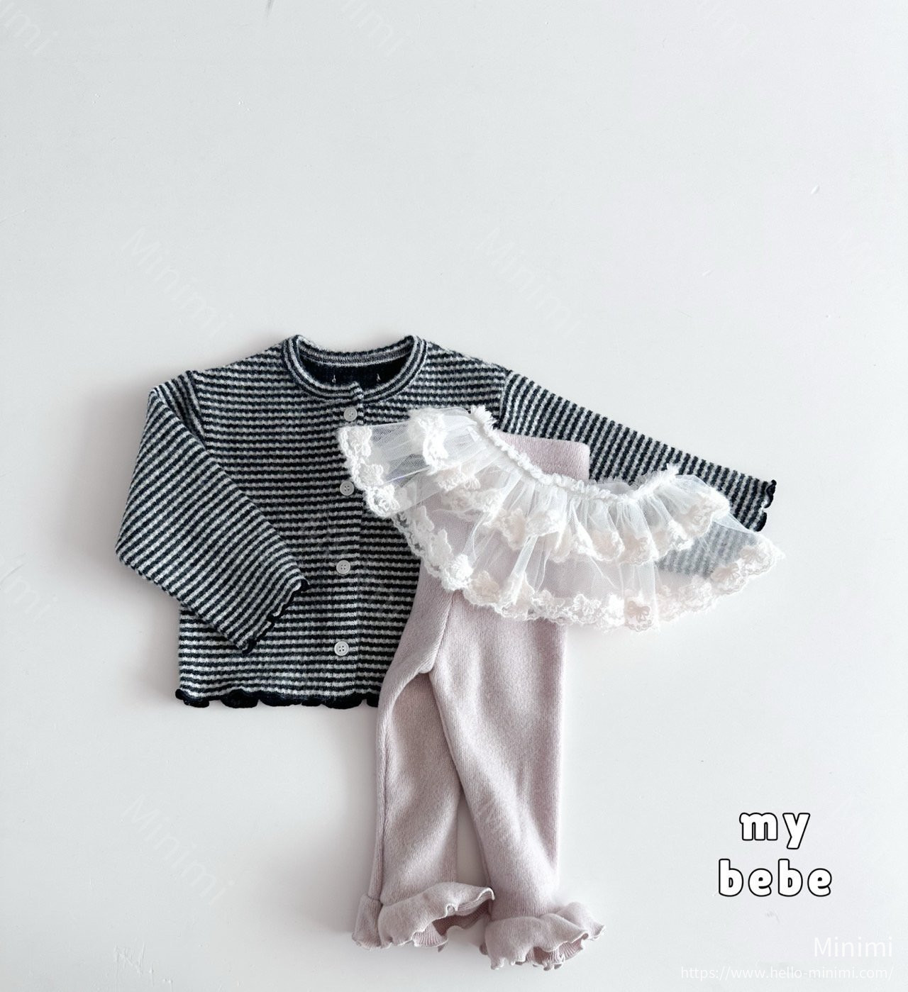 my_bébé Brush Cardigan 細節圖 7