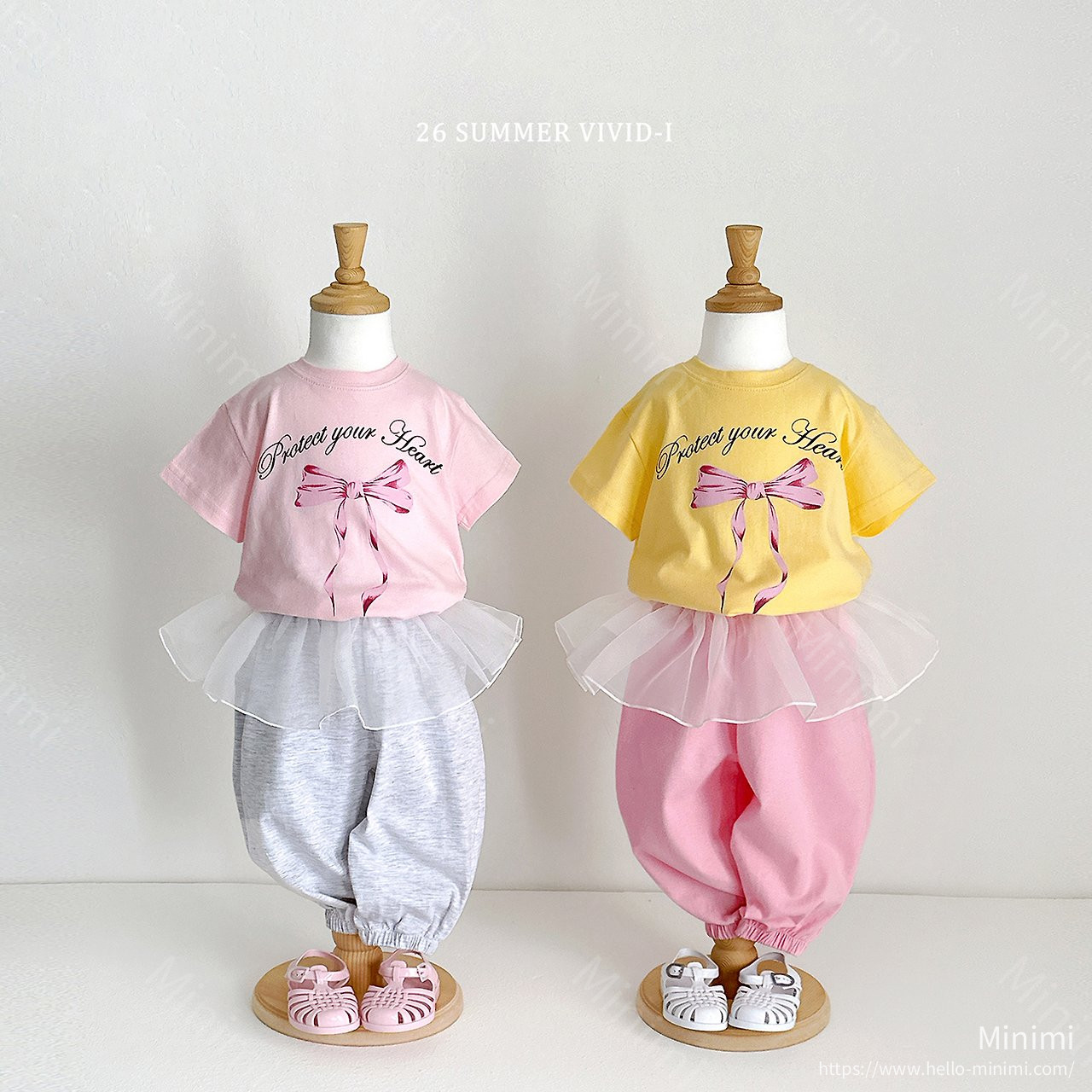 VIVID-I Ribbon Flared T-Shirt Set 細節圖 19