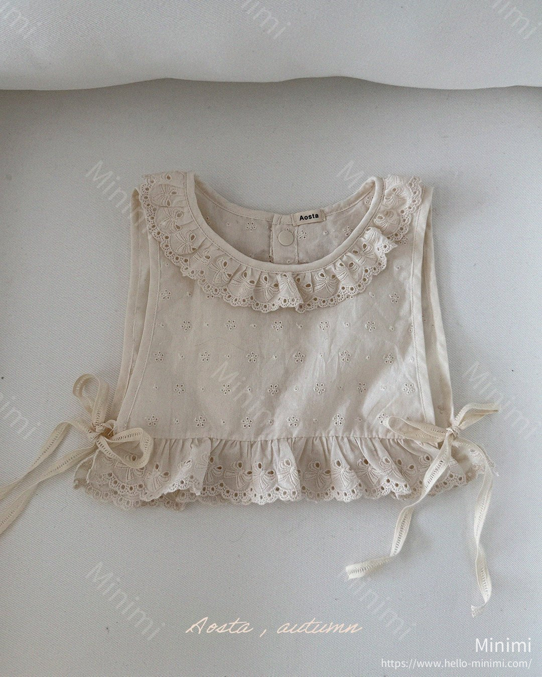 Aosta atelier Lace Olivia Vest 細節圖 1