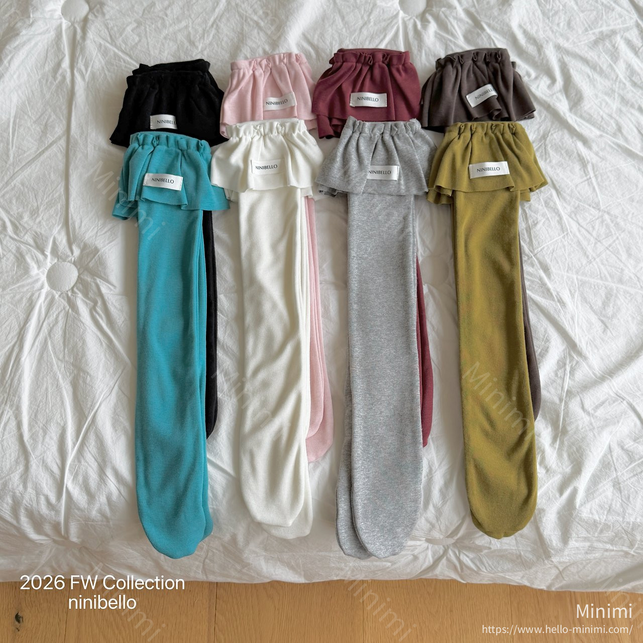 ninibello Pinter Frill Knee Socks 細節圖 2