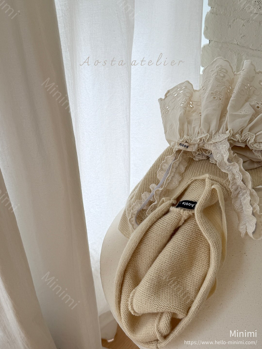 Aosta atelier Lace Cancan Blouse 細節圖 14