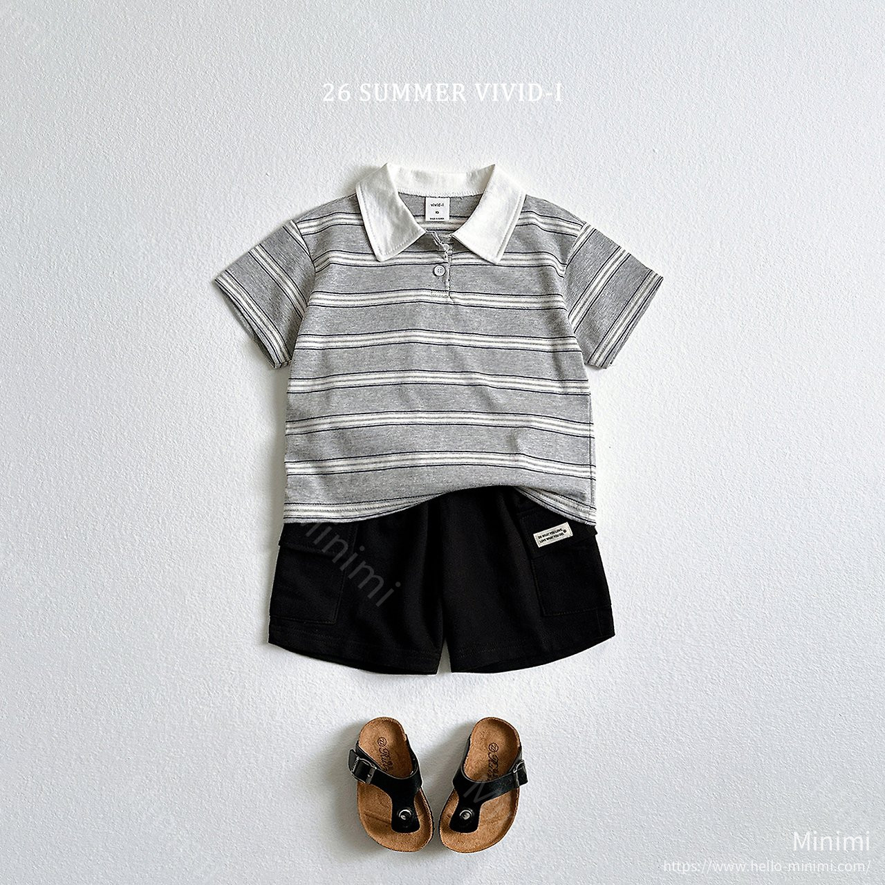 VIVID-I Multi Collar Striped T-Shirt 細節圖 10