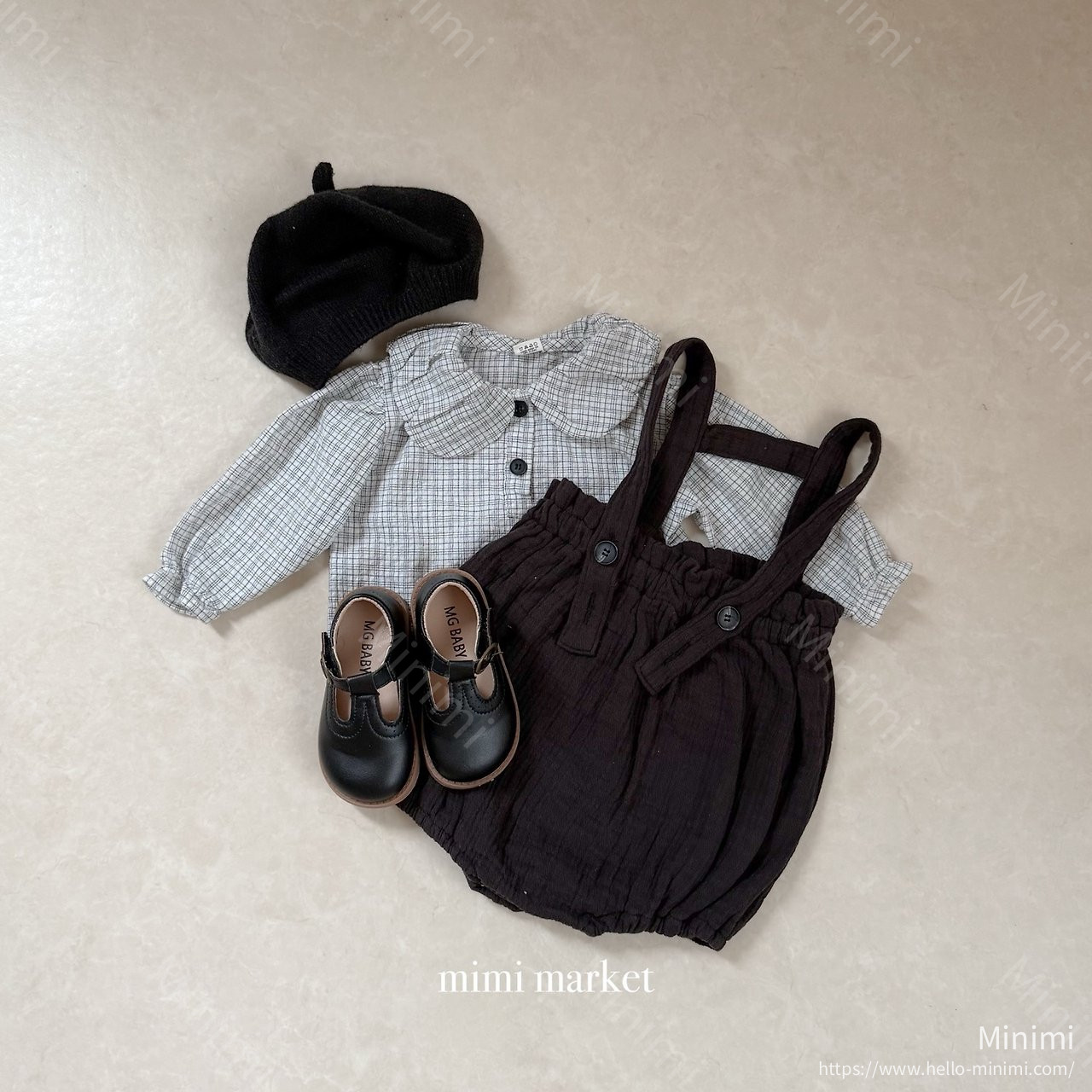 mimi-market Check Balloon Blouse 細節圖 17