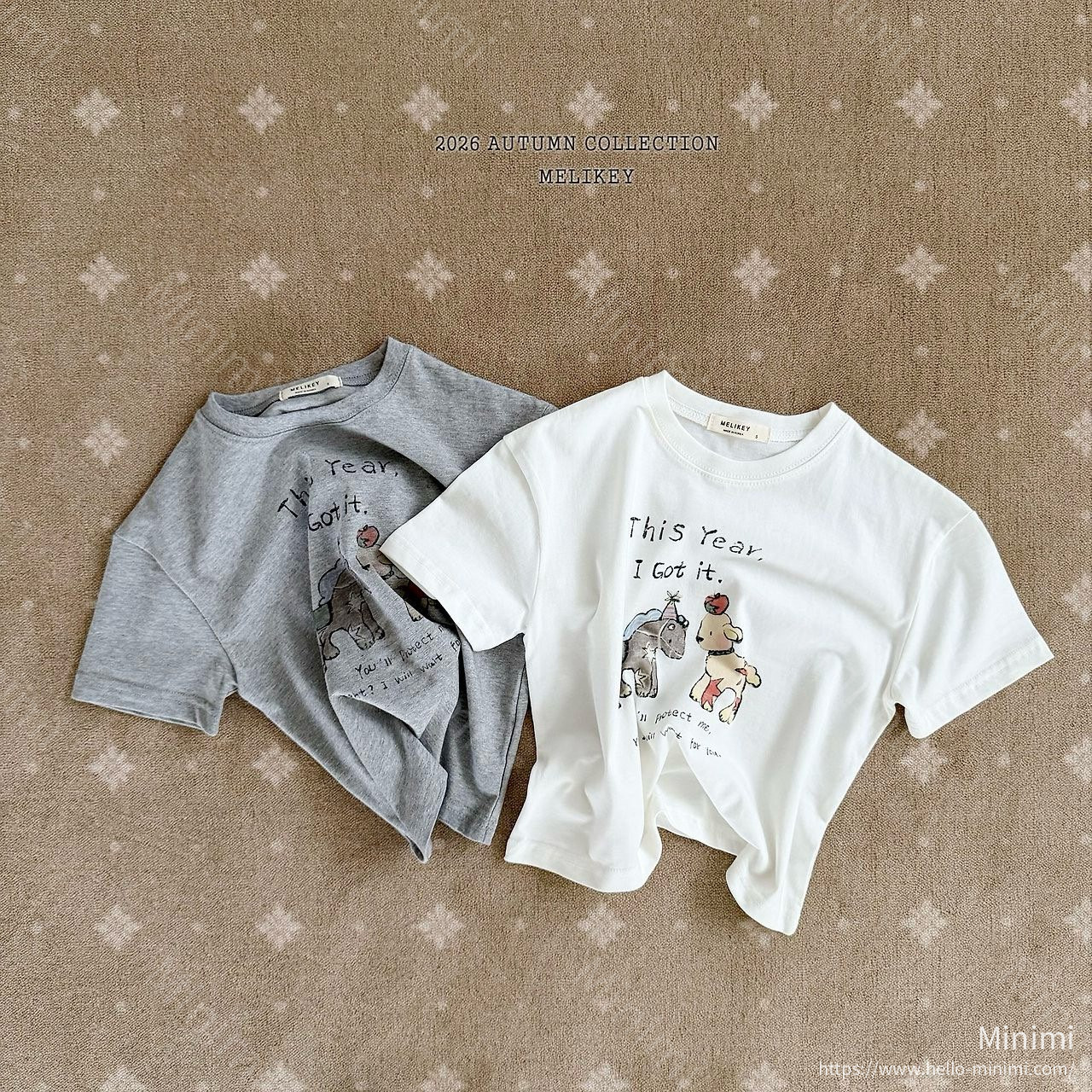 Melikey Pony Short-sleeve T-shirt - 韓國童裝代購主圖